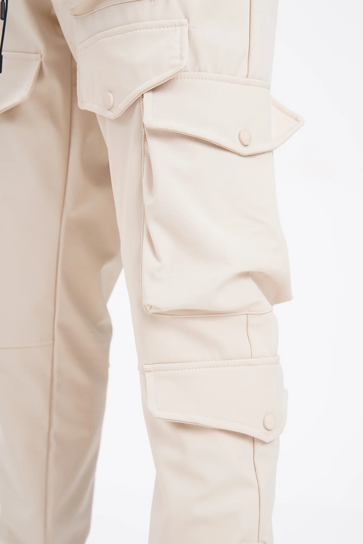 Beli Lastikli Çok Cepli Kargo Pantolon