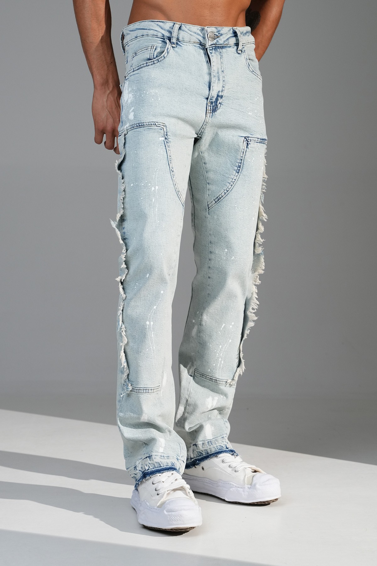 Regular Fit Flare Kot Pantolon