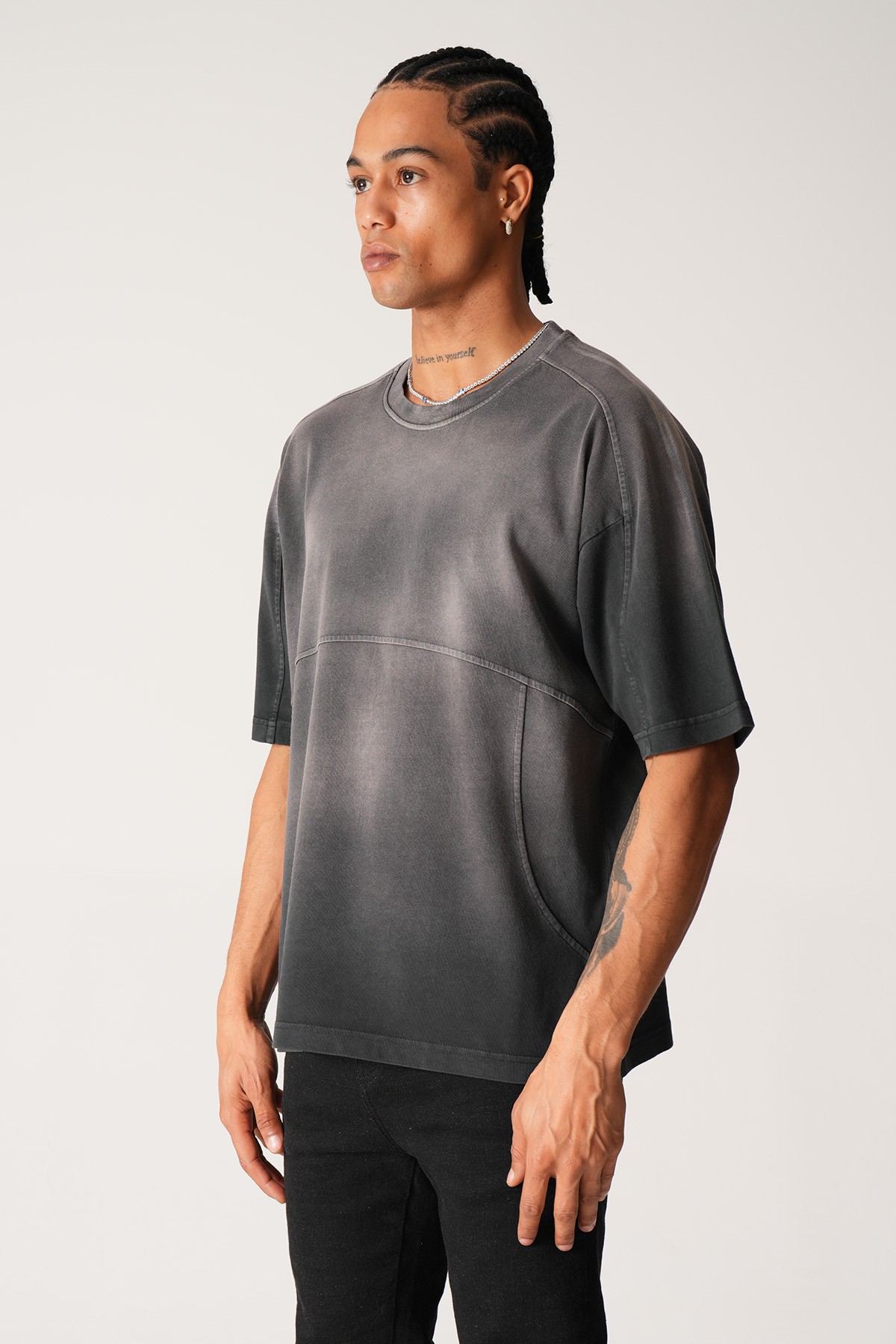 Reglan Kol Oversize Tişört
