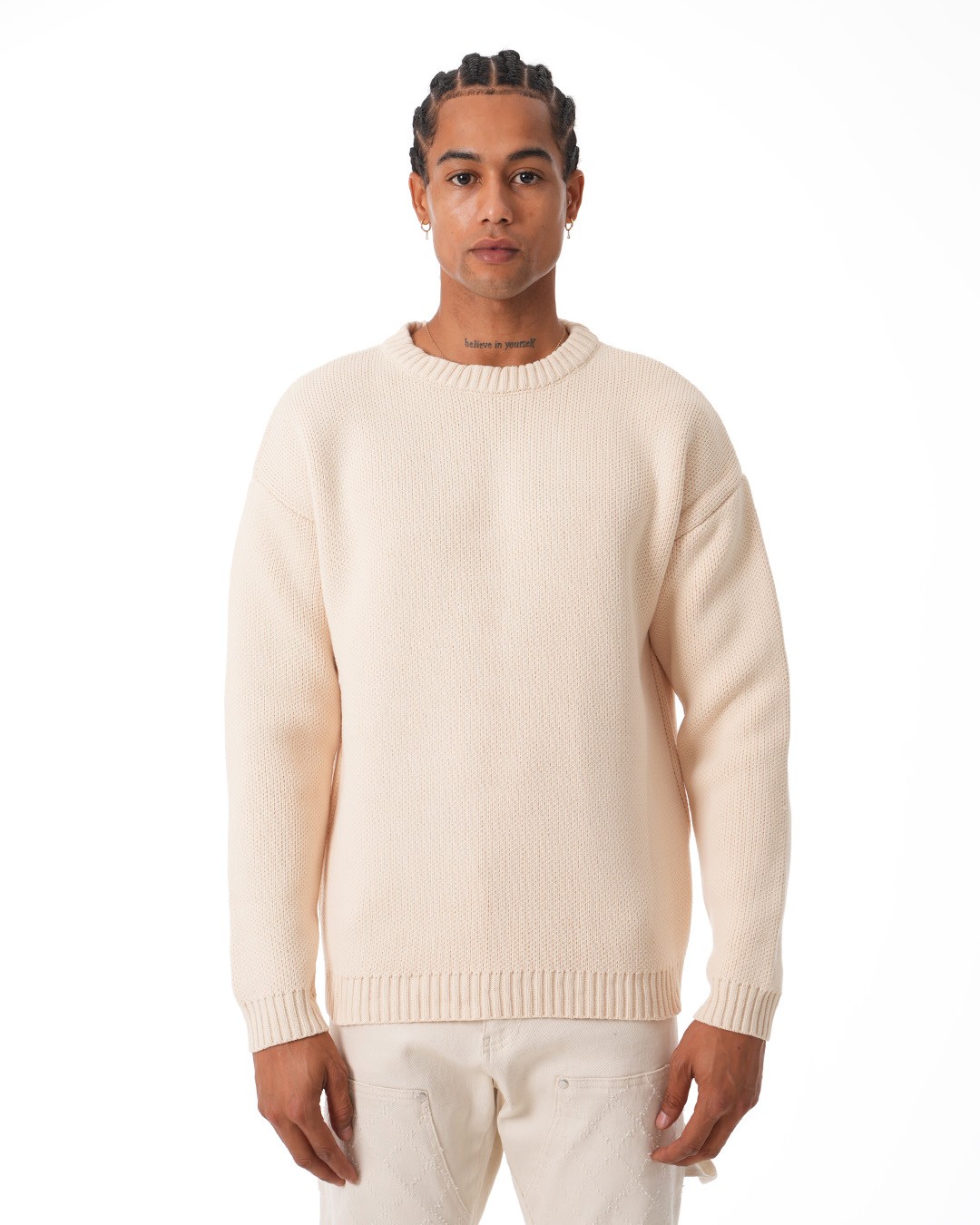 Basic Crew Neck Knitwear Sweater