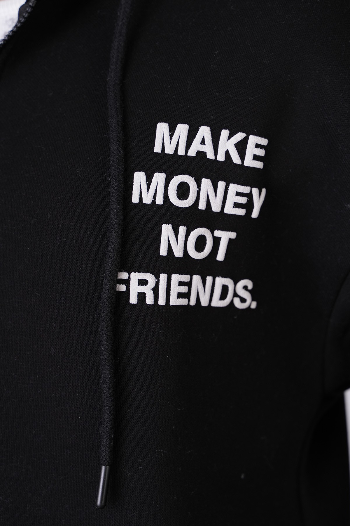 Make Money Not Friends Kapşonlu Hırka