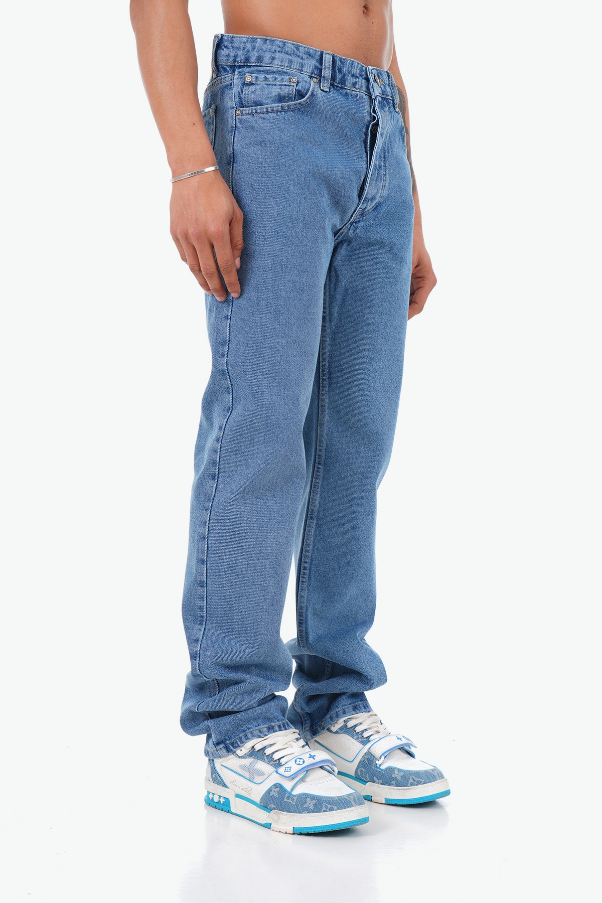 Basic Baggy Fit Kot Pantolon