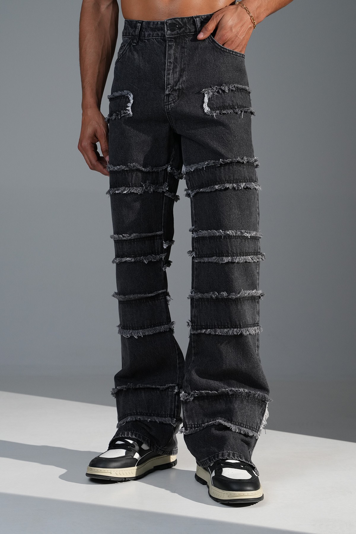 Regular Fit Flare Kot Pantolon