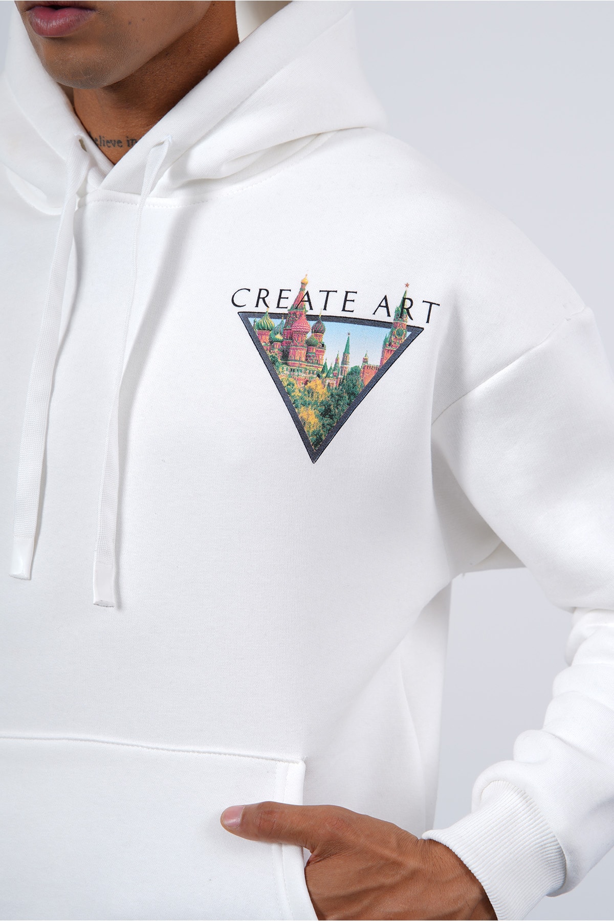 Create Art Baskılı Sweatshirt