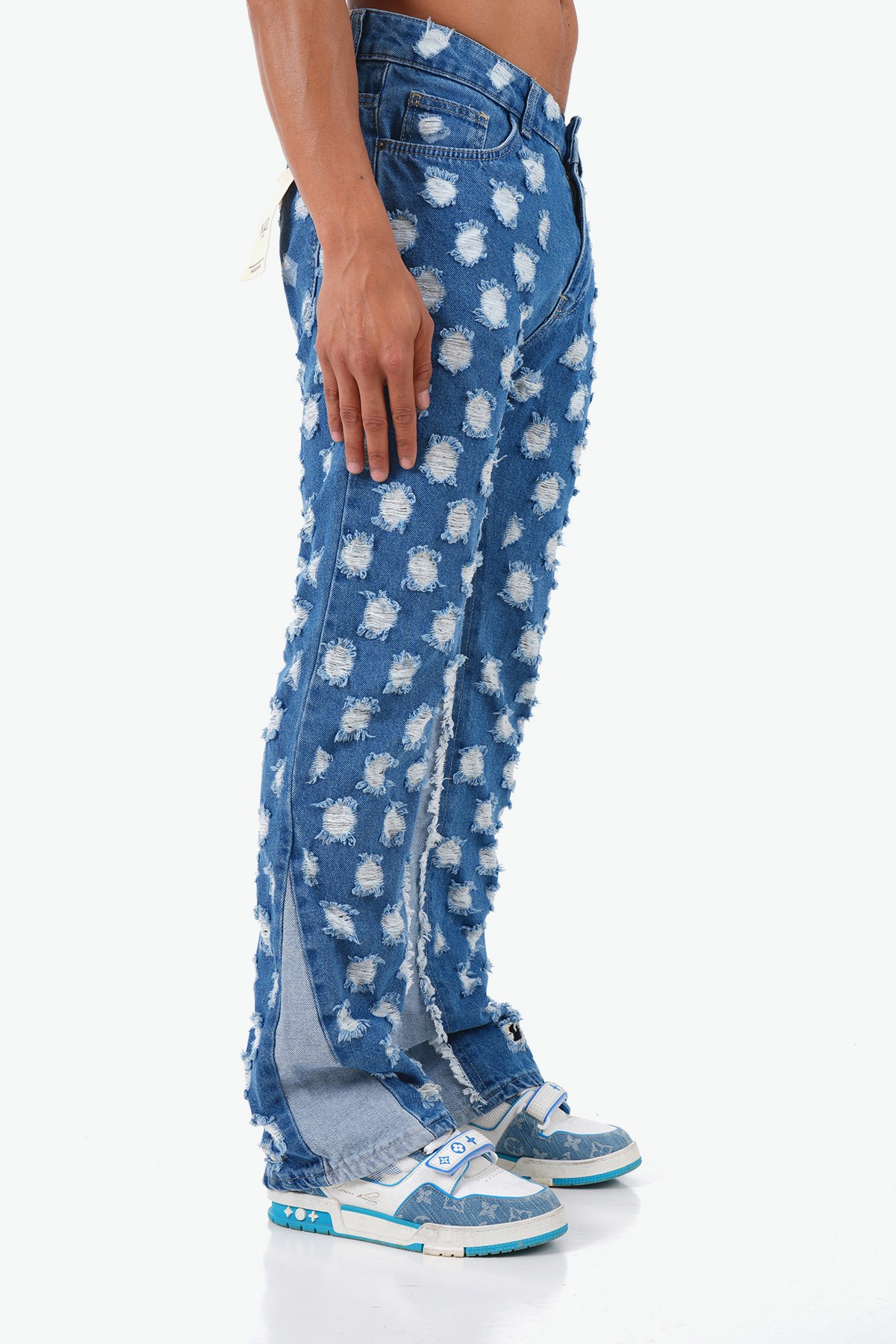 Straight Fit Flare Kot Pantolon