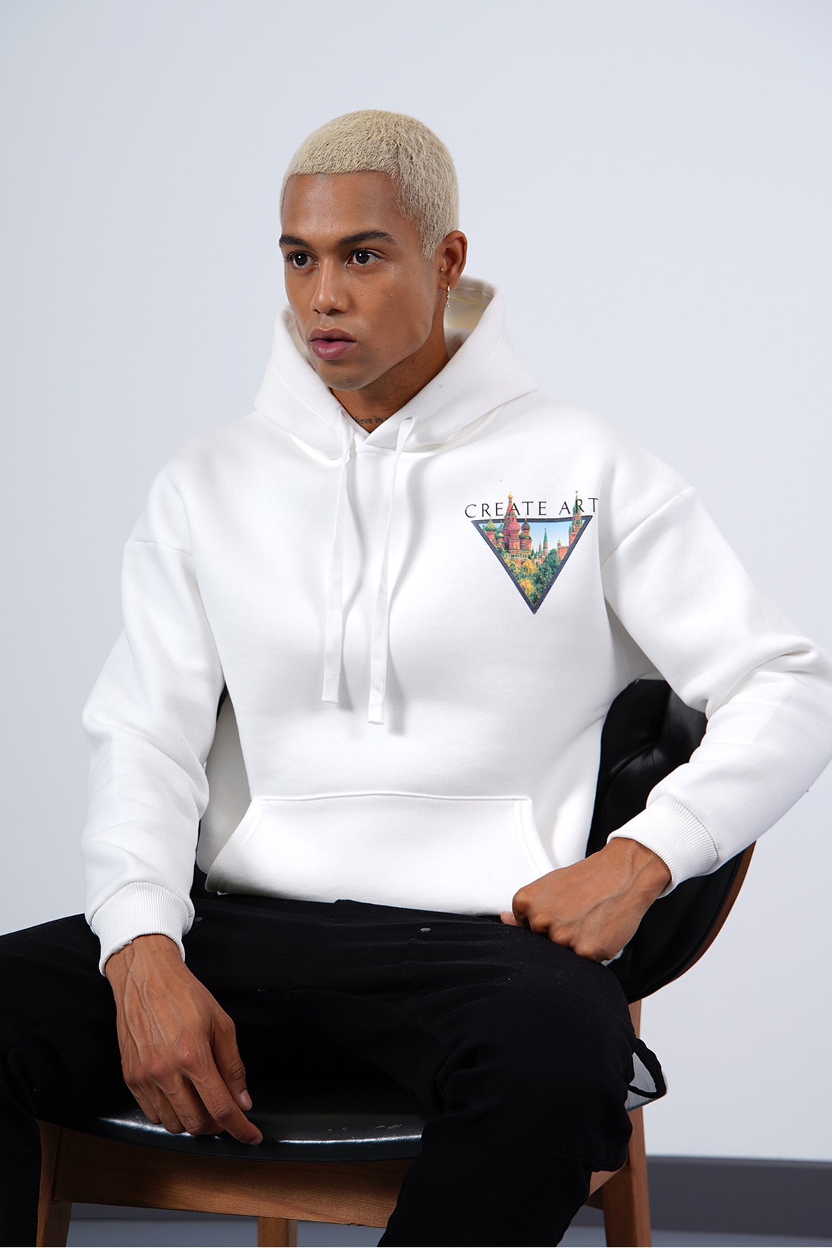 Create Art Baskılı Sweatshirt