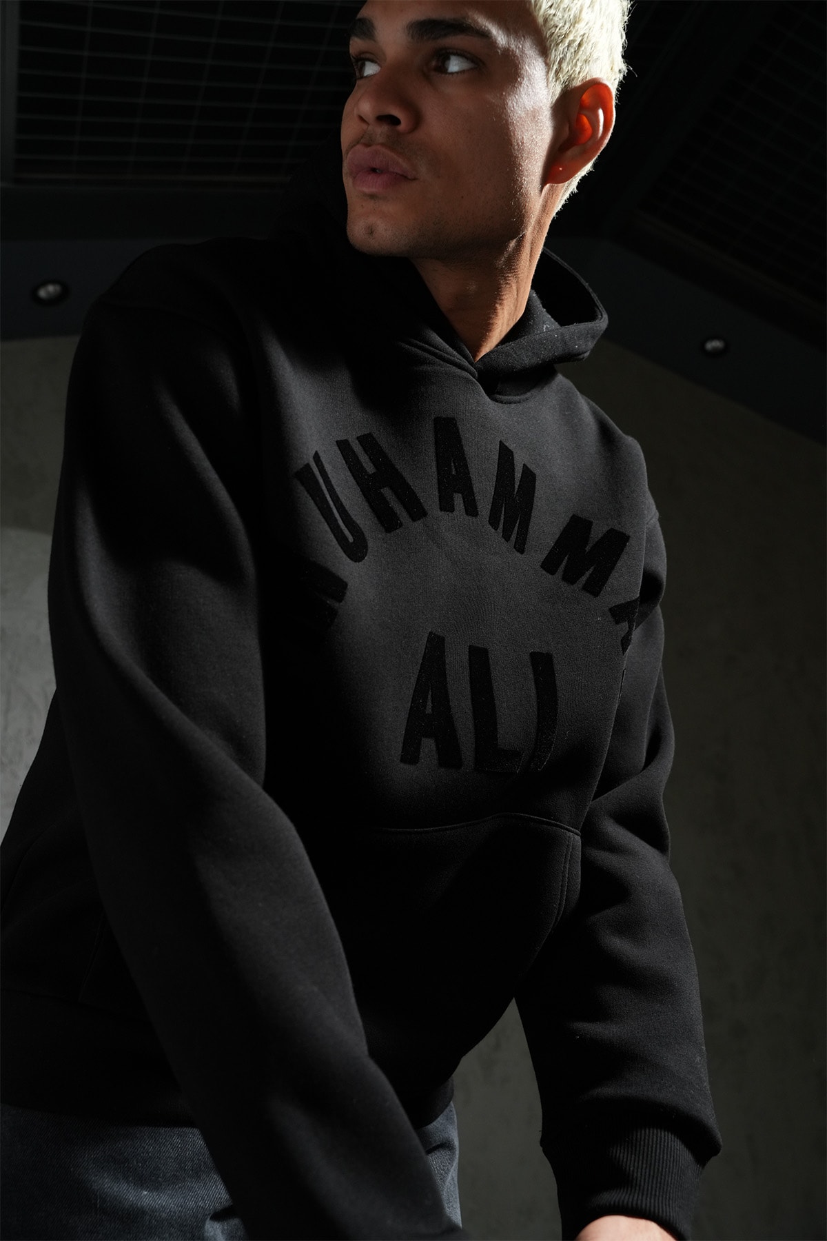 Muhammed Ali Kapüşonlu Sweatshirt