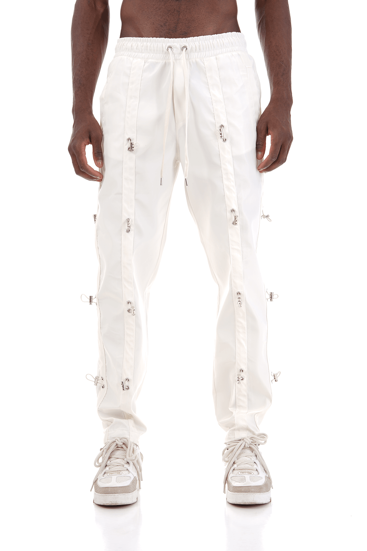 Elastic Waist Cargo Trousers with Elastic Detail