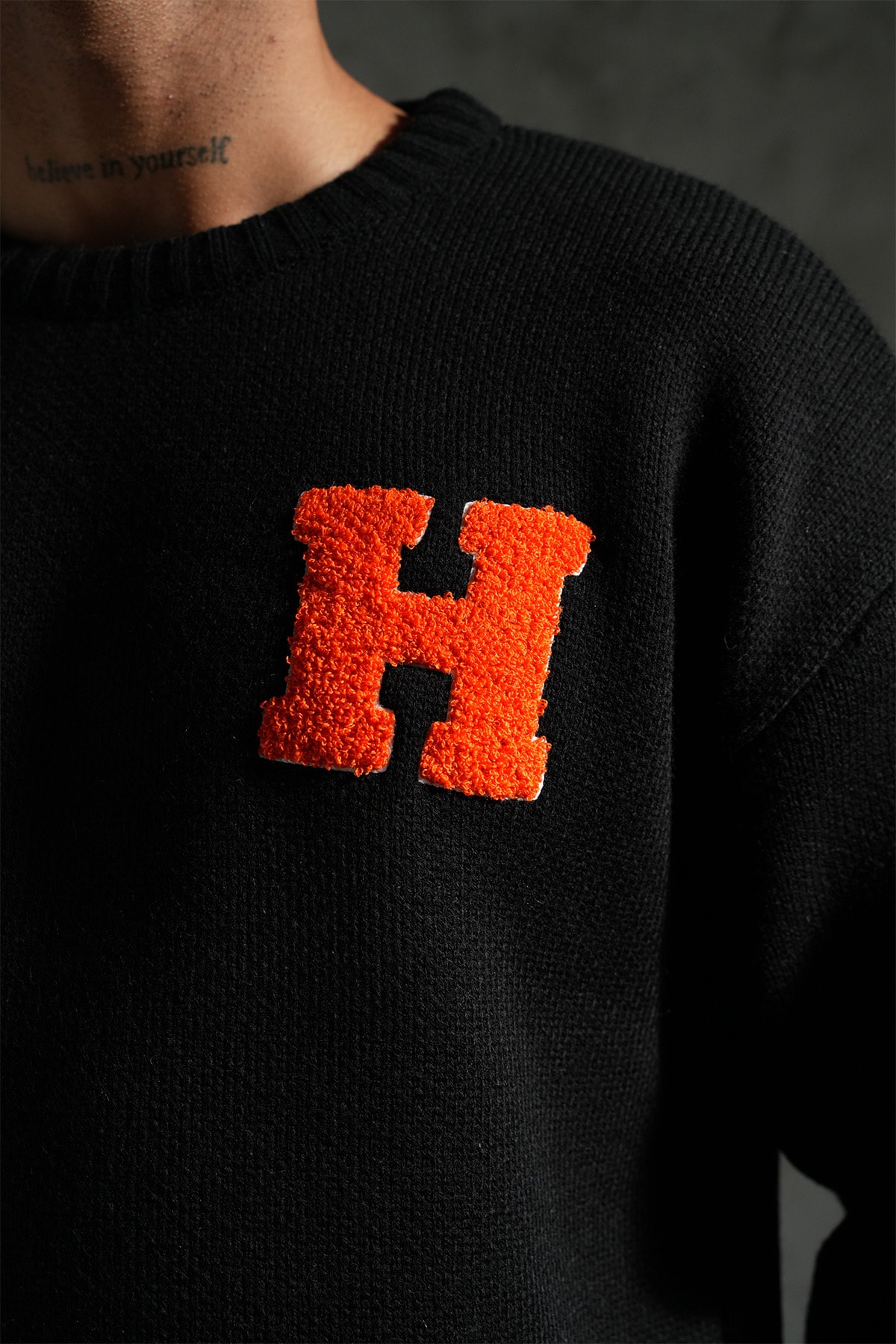 H Detailed Knitwear Sweater
