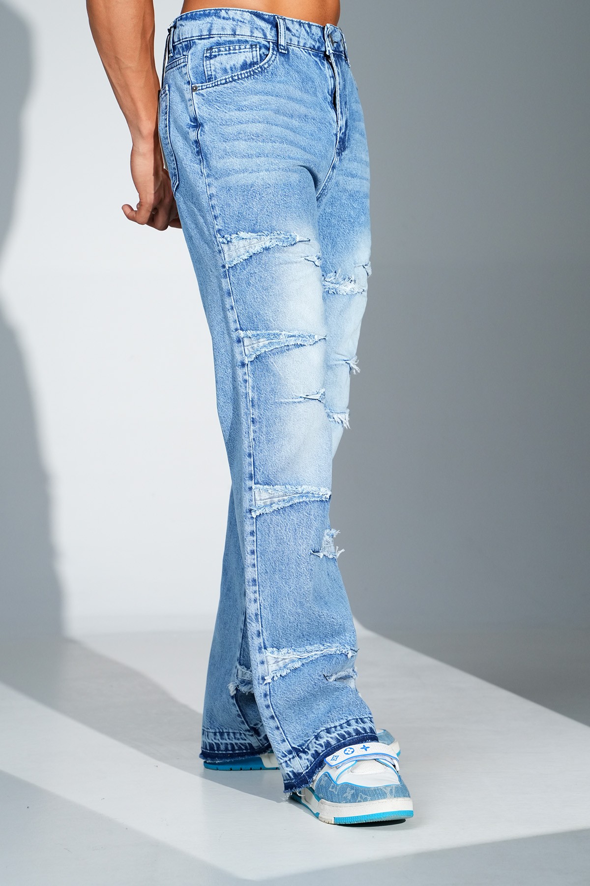 Regular Fit Flare Kot Pantolon