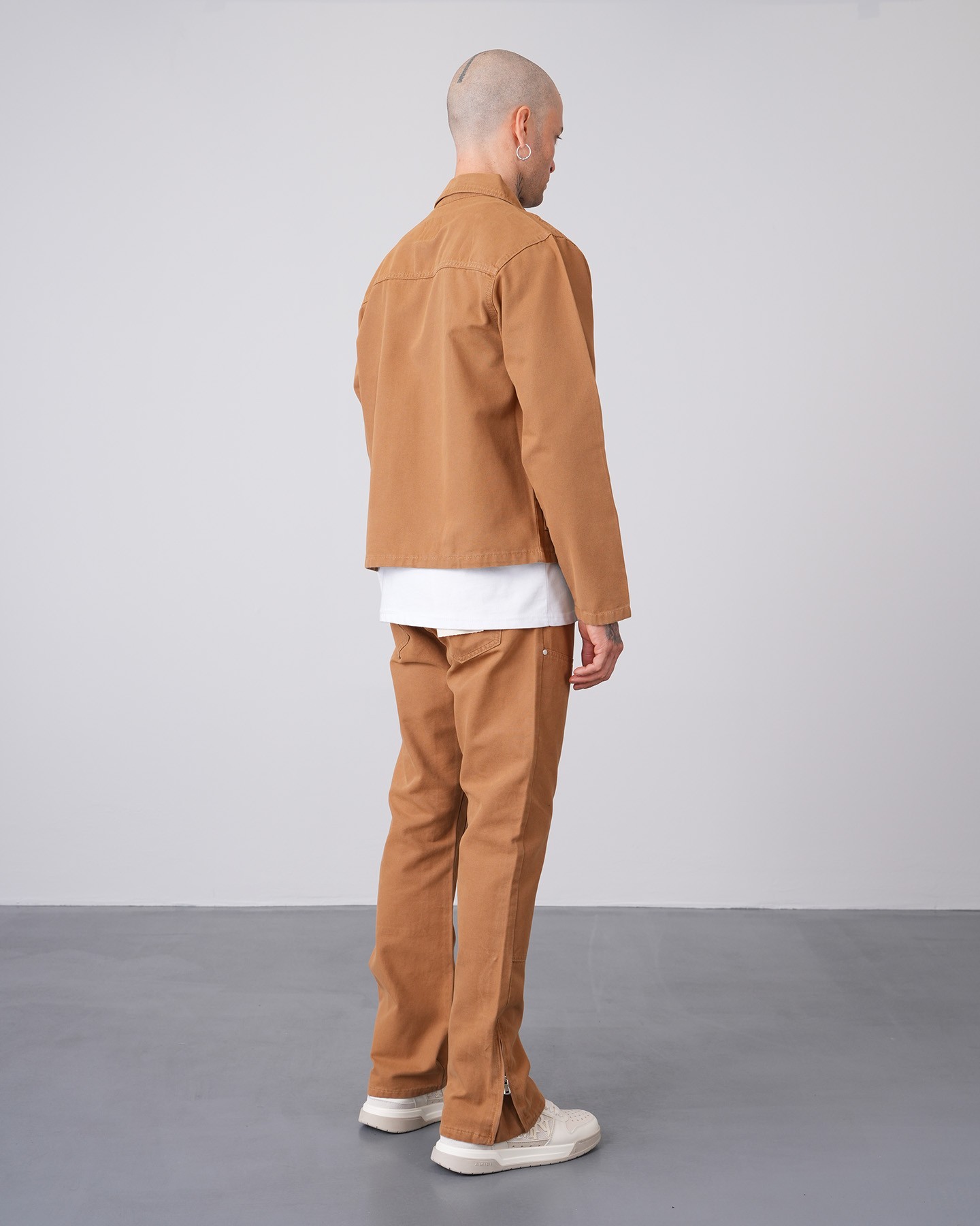 Regular Fit Jacket Trousers Set - Mustard