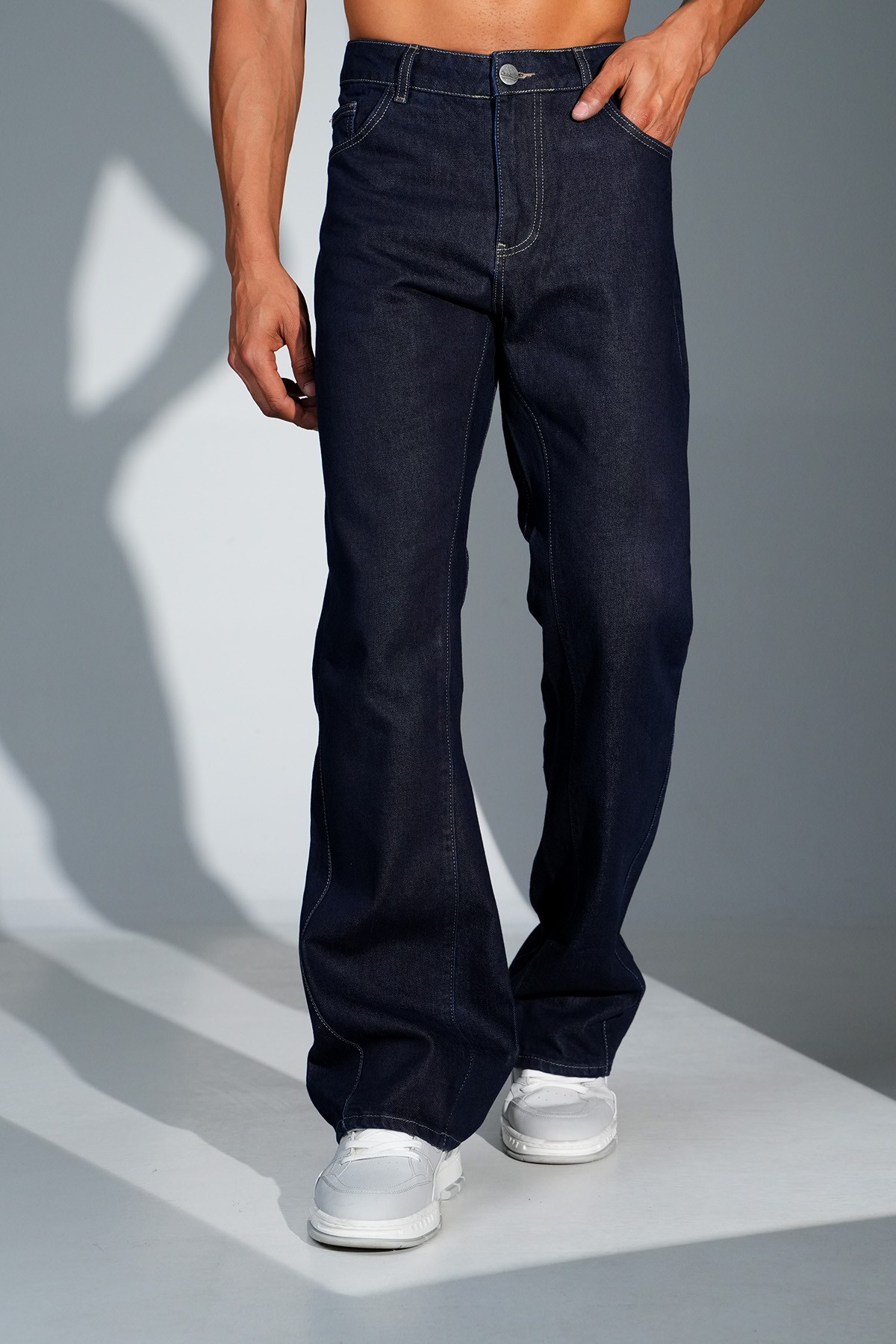 Regular Fit Flare Kot Pantolon