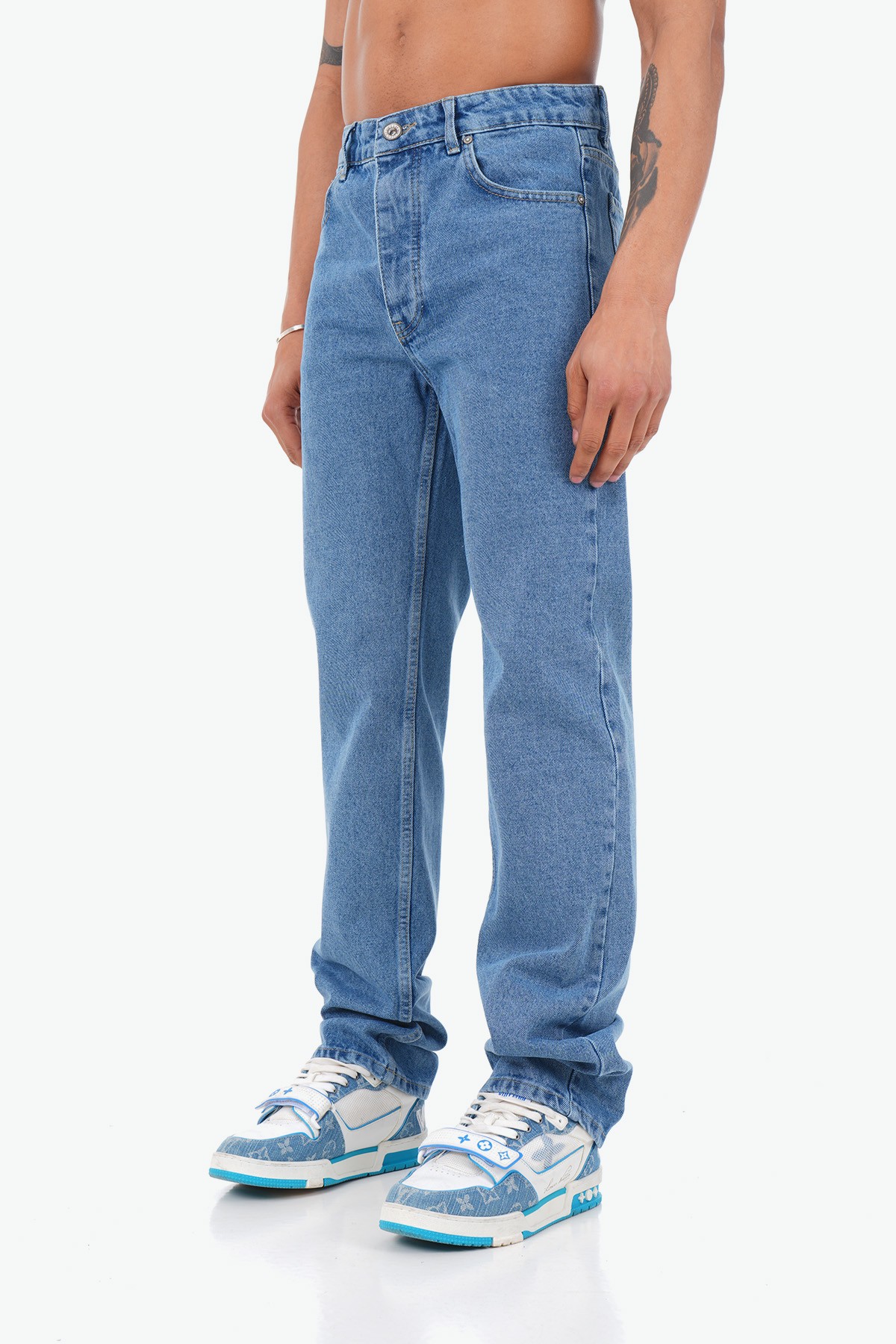 Basic Baggy Fit Kot Pantolon