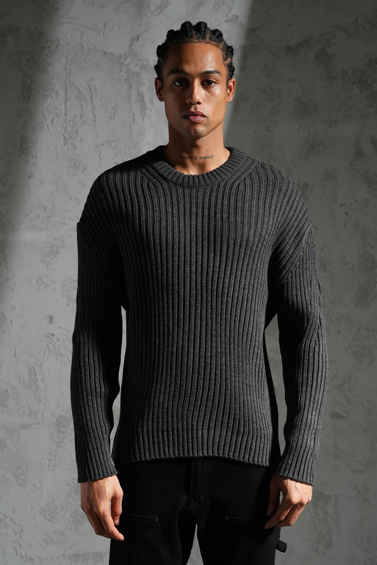 Fitilli Triko Kazak - anthracite