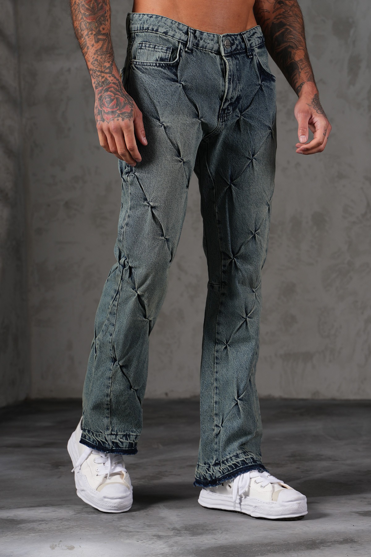 Regular Fit Flare Kot Pantolon