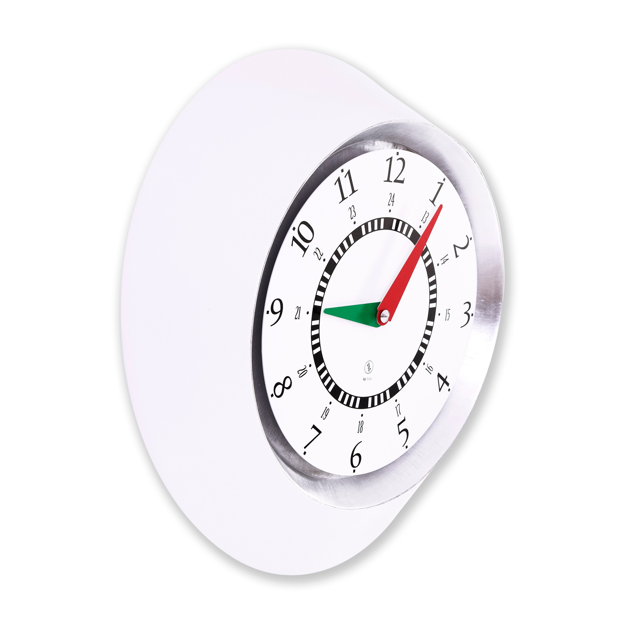 SY Time Urartu 80 CM Duvar Saati - 7270 Patentli Manyetik Kadran Sistemi, Ayarlanabilir Kollar, Fiberglas ve Alüminyum Tasarım