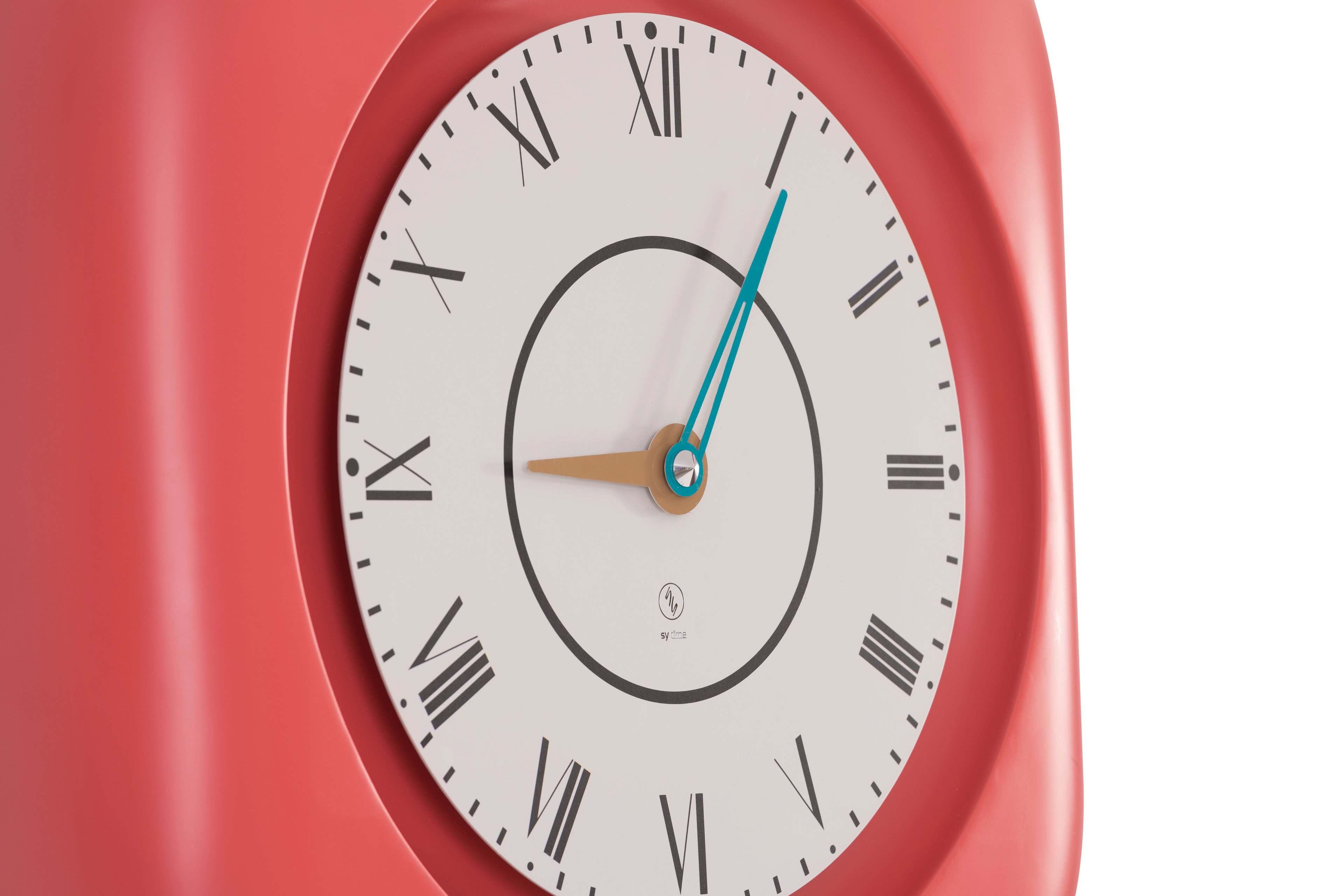 SY Time Knidos 80 CM Duvar Saati - 7164 Patentli Manyetik Kadran Sistemi, Ayarlanabilir Kollar, Fiberglas ve Alüminyum Tasarım