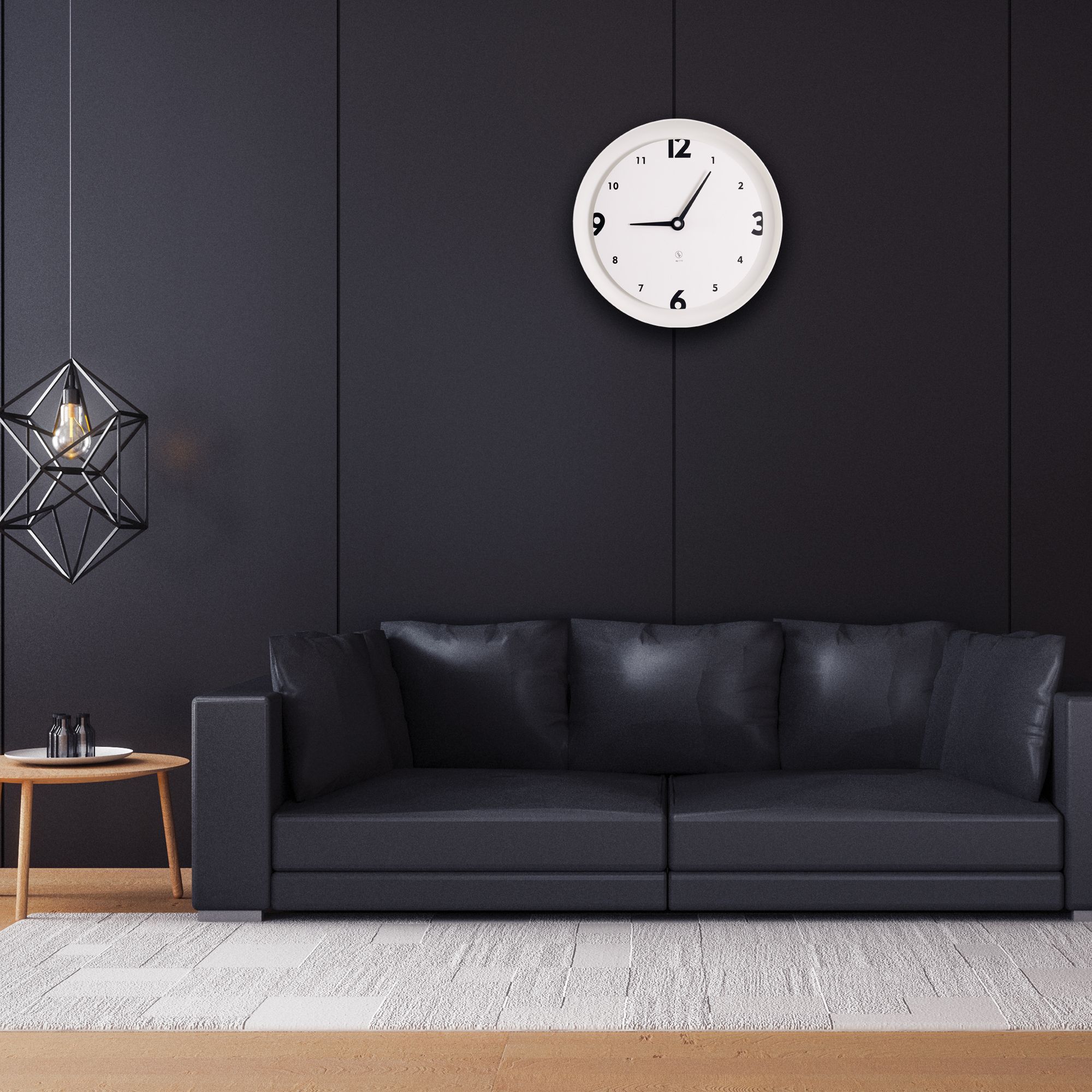 SY Time Myra 60 CM Duvar Saati - 9441 Patentli Manyetik Kadran Sistemi, Ayarlanabilir Kollar, Fiberglas ve Alüminyum Tasarım