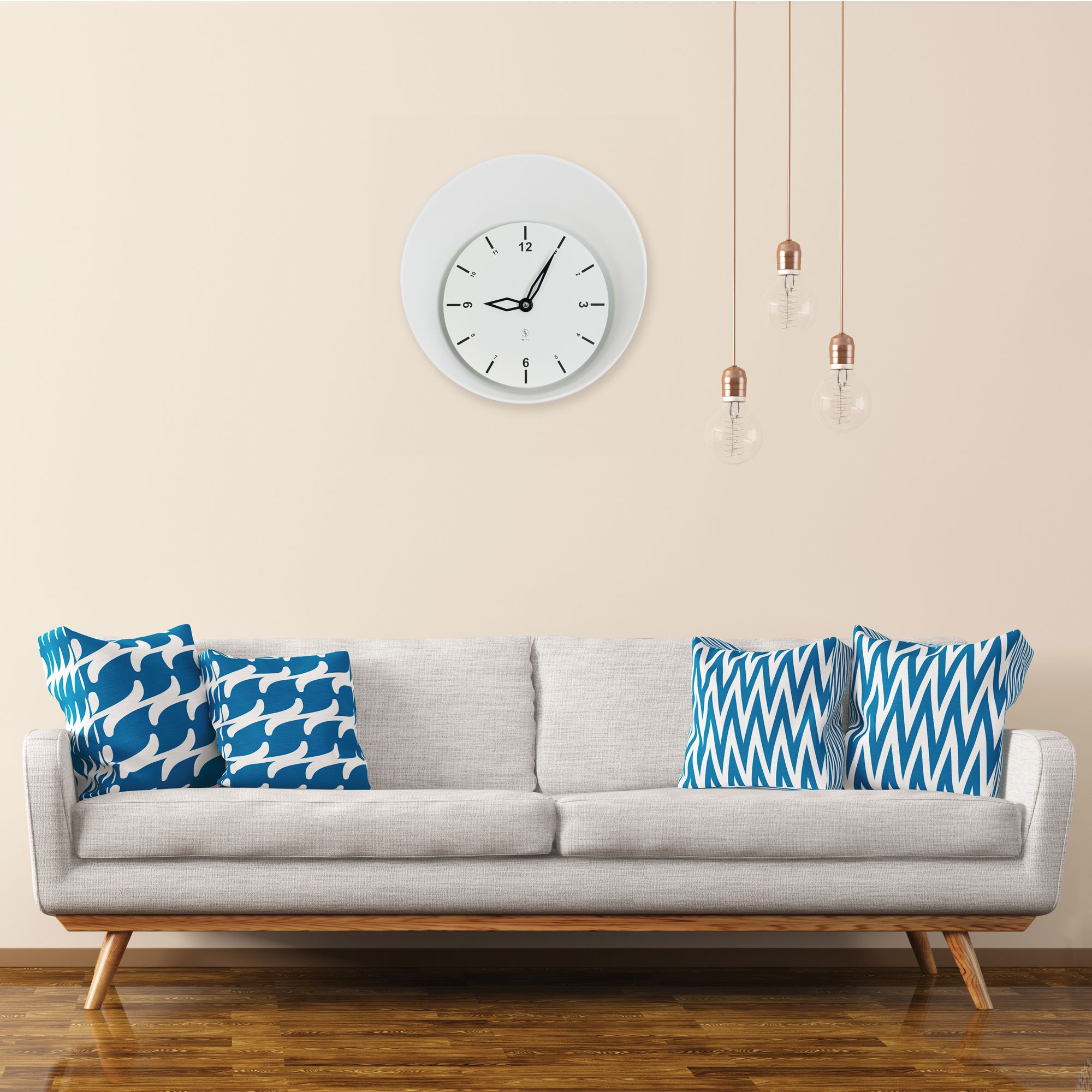 SY Time Termessos 50 CM Duvar Saati - 9564 Patentli Manyetik Kadran Sistemi, Ayarlanabilir Kollar, Fiberglas ve Alüminyum Tasarım