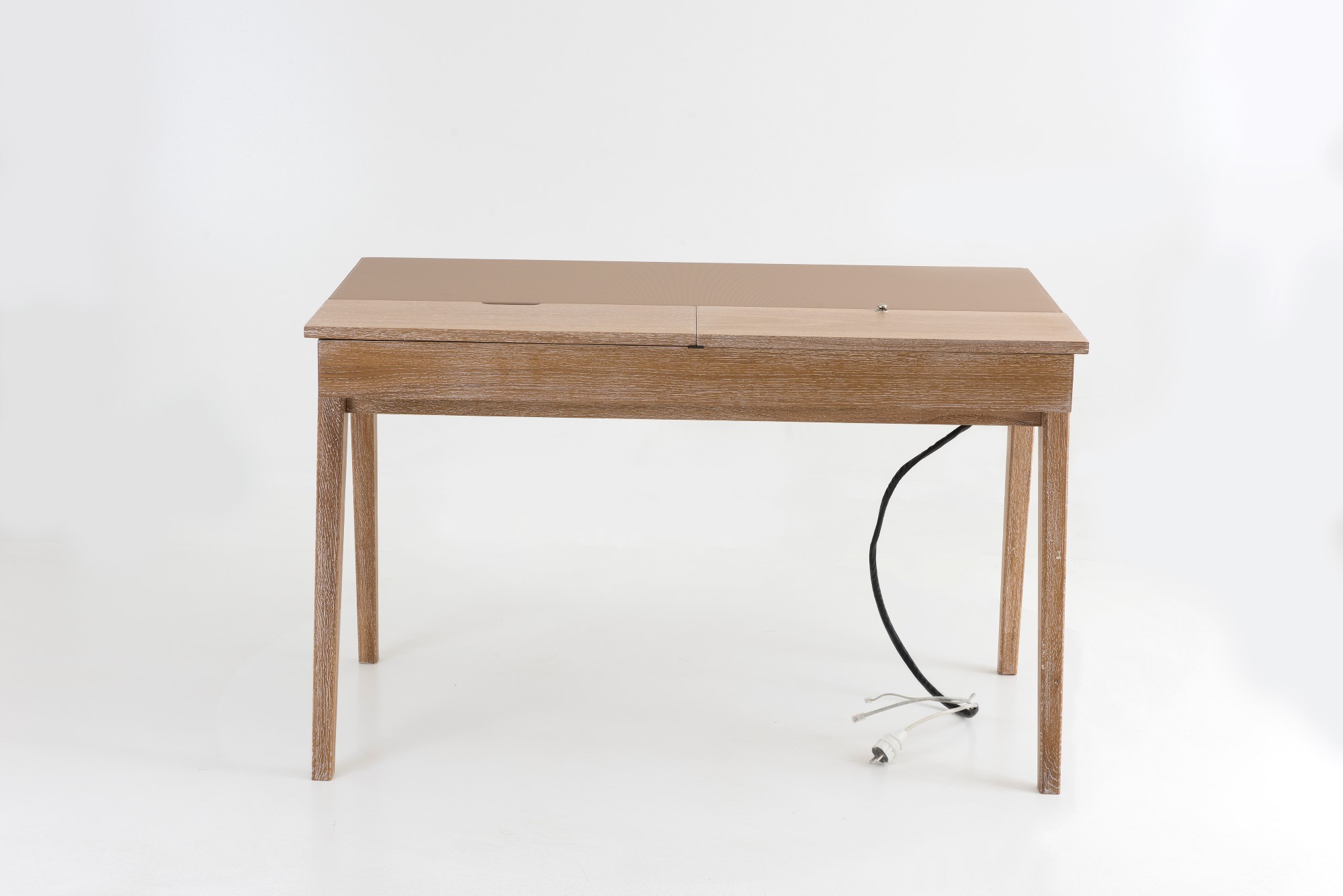 Picta : Study Desk 120 CM - Modern Solid Oak and Walnut Desk for Office, Study Room or Home Use