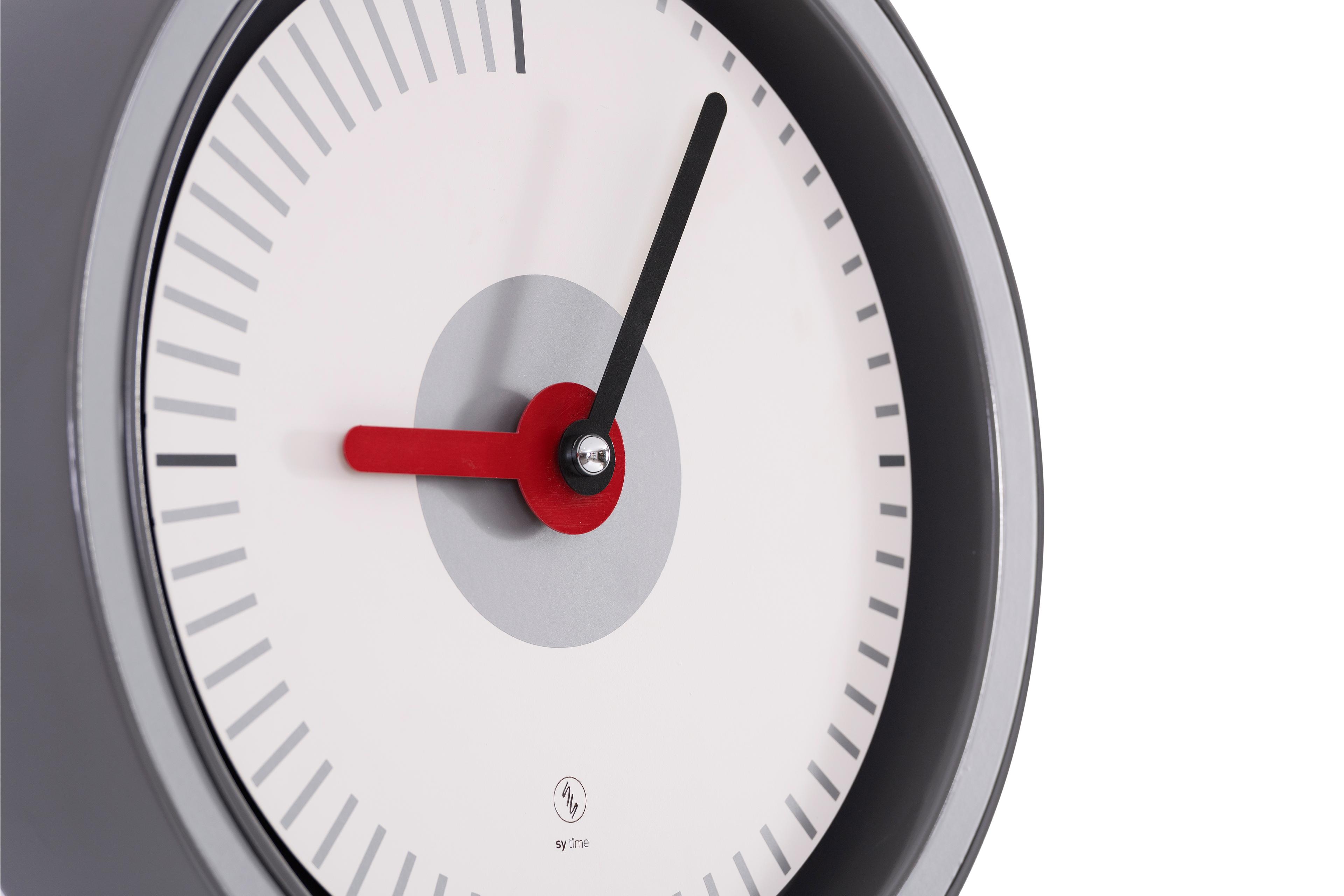 SY Time Phaselis 50 CM Wall Clock - 7041 Patented Magnetic Dial System, Adjustable Hands, Fiberglass and Aluminum Design