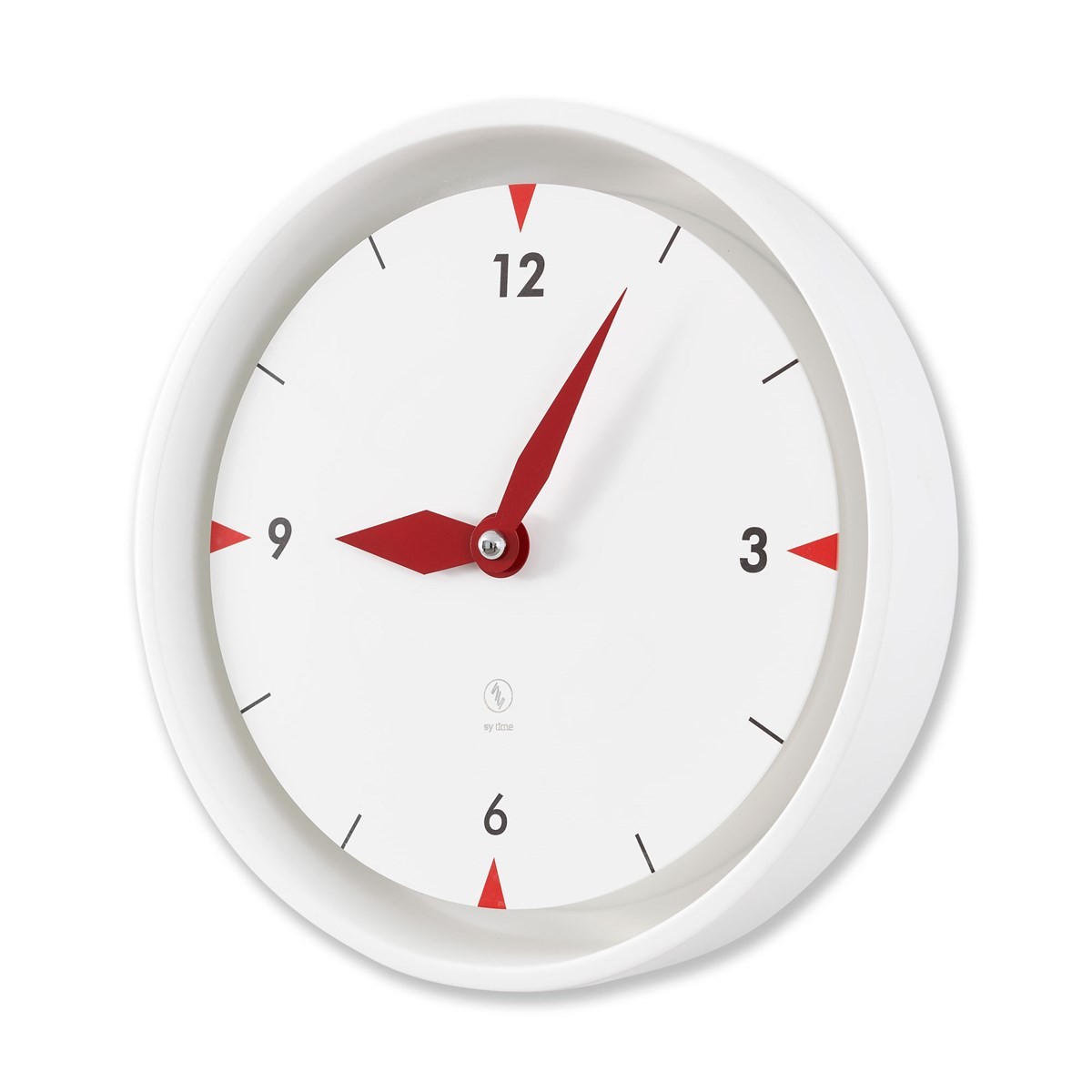 SY Time Iasos 40 CM Wall Clock - 5962 Patented Magnetic Dial System, Adjustable Hands, Fiberglass and Aluminum Design