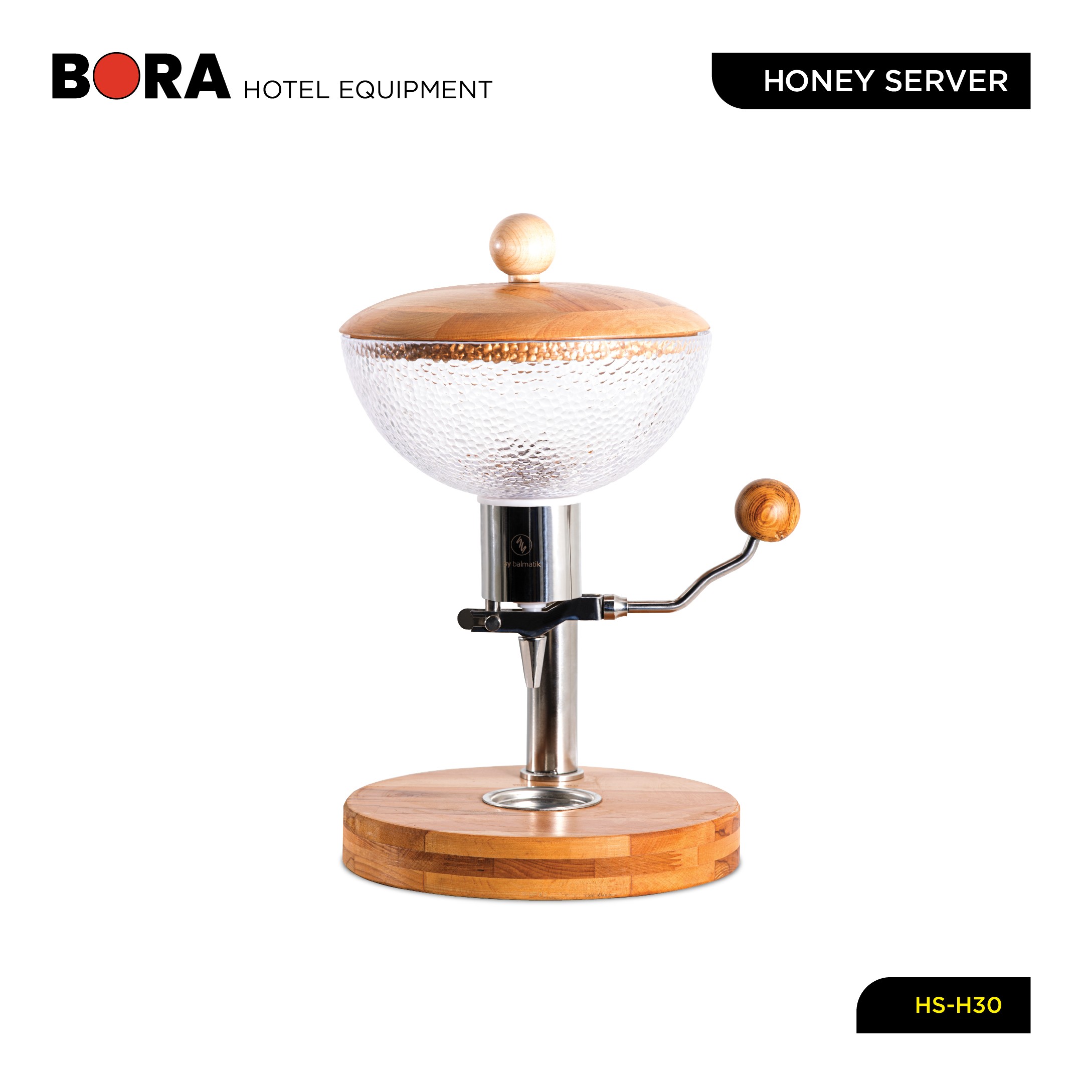 Honey Jar - Special Design Honey Server for Home, Hotel and Restaurant, Dispenses 10g Honey, Stylish, Durable - Balmatik