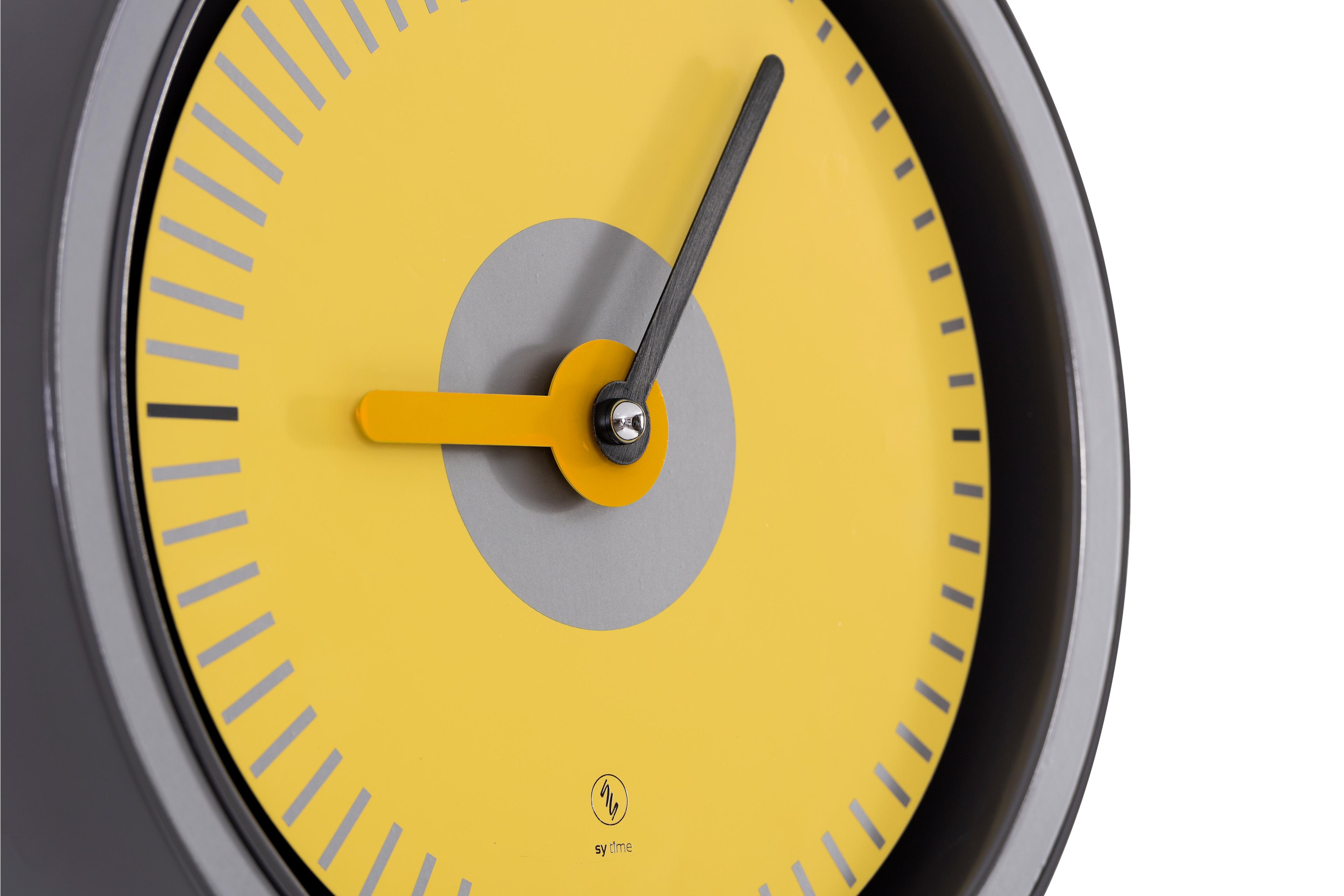 SY Time Phaselis 50 CM Wall Clock - 7058 Patented Magnetic Dial System, Adjustable Hands, Fiberglass and Aluminum Design