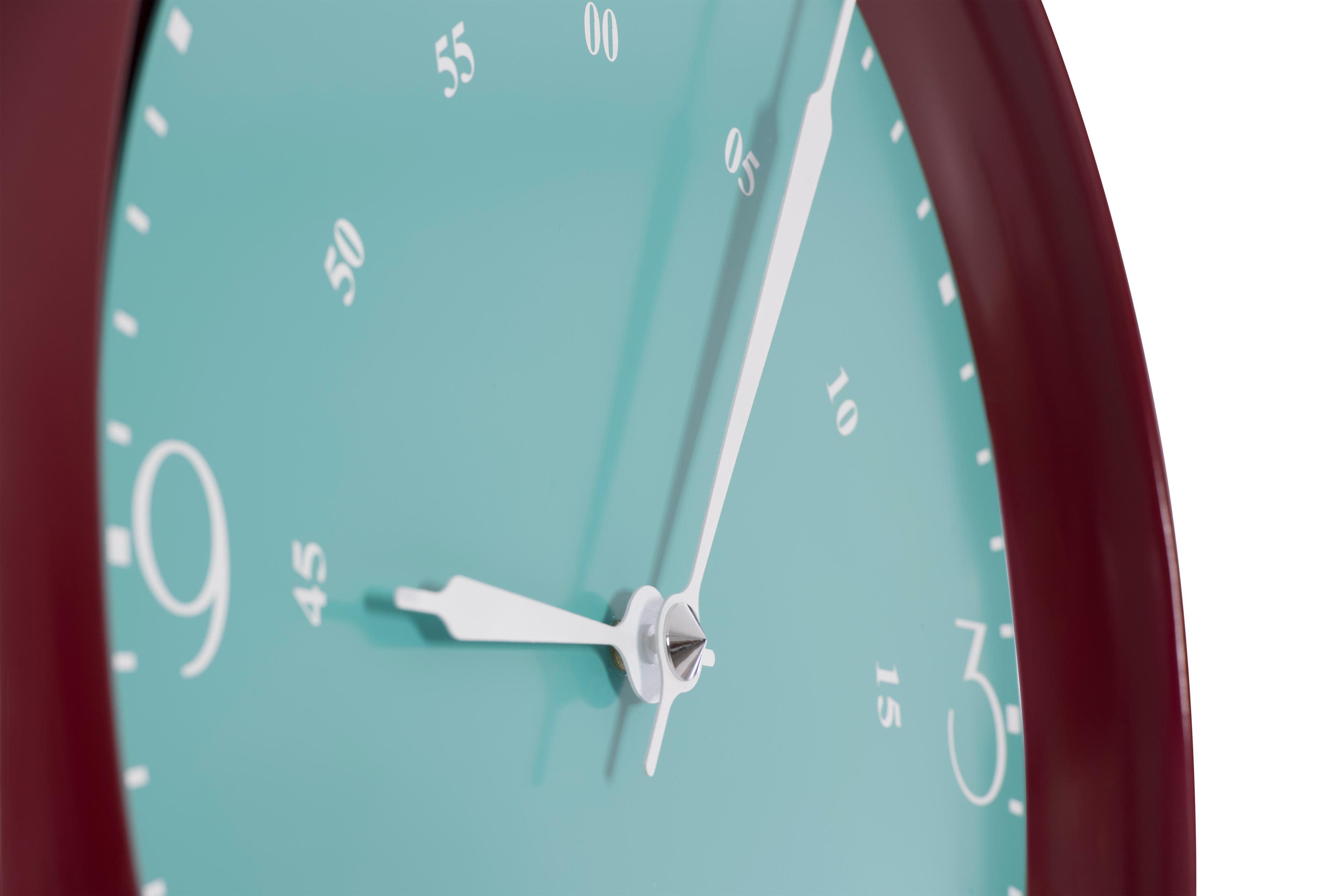 SY Time İbora 70 CM Wall Clock - 7027 Patented Magnetic Dial System, Adjustable Hands, Fiberglass and Aluminum Design