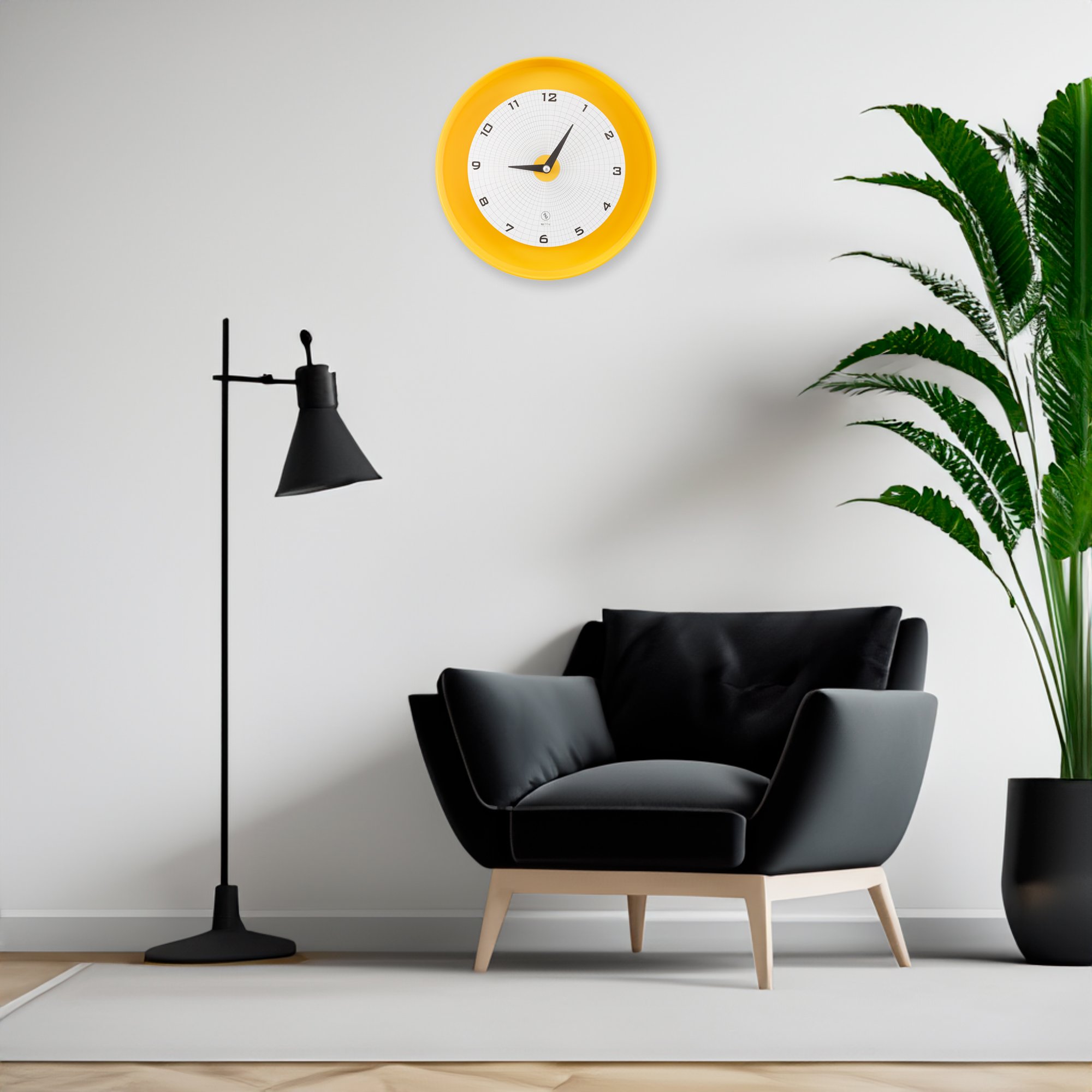 SY Time Adrasan 50 CM Duvar Saati - 7287 Patentli Manyetik Kadran Sistemi, Ayarlanabilir Kollar, Fiberglas ve Alüminyum Tasarım