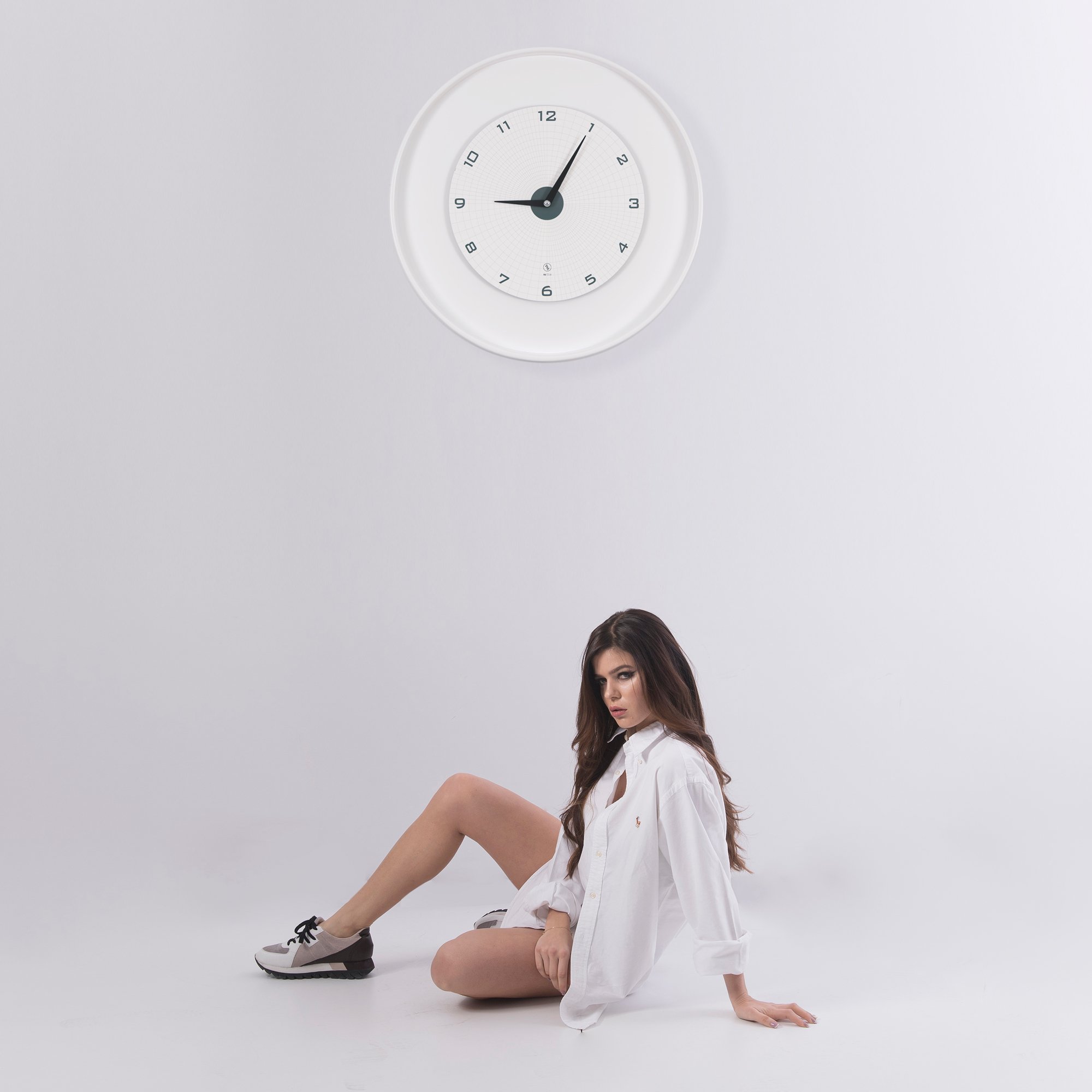 SY Time Adrasan 80 CM Duvar Saati Patentli Manyetik Kadran Sistemi, Ayarlanabilir Kollar, Fiberglas ve Alüminyum Tasarım
