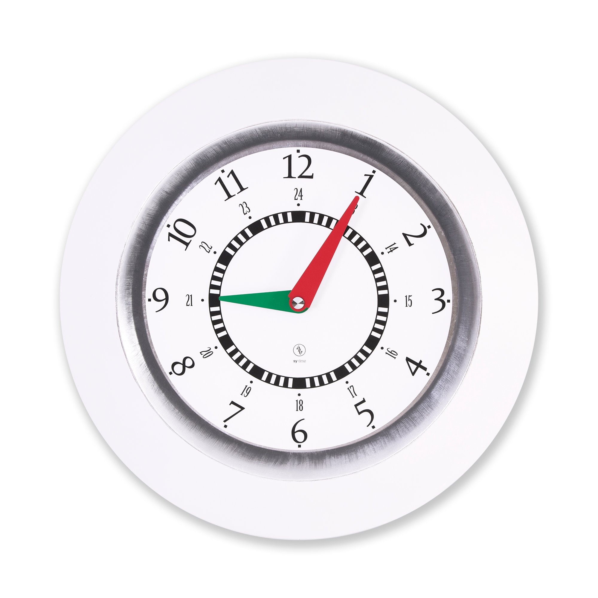 SY Time Urartu 80 CM Duvar Saati - 7270 Patentli Manyetik Kadran Sistemi, Ayarlanabilir Kollar, Fiberglas ve Alüminyum Tasarım