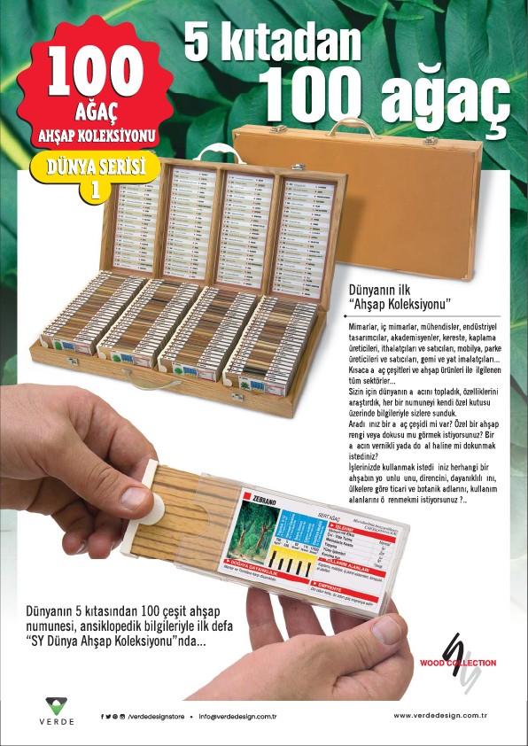 Wood Collection 100 Adet Dünya Ahşap Koleksiyonu