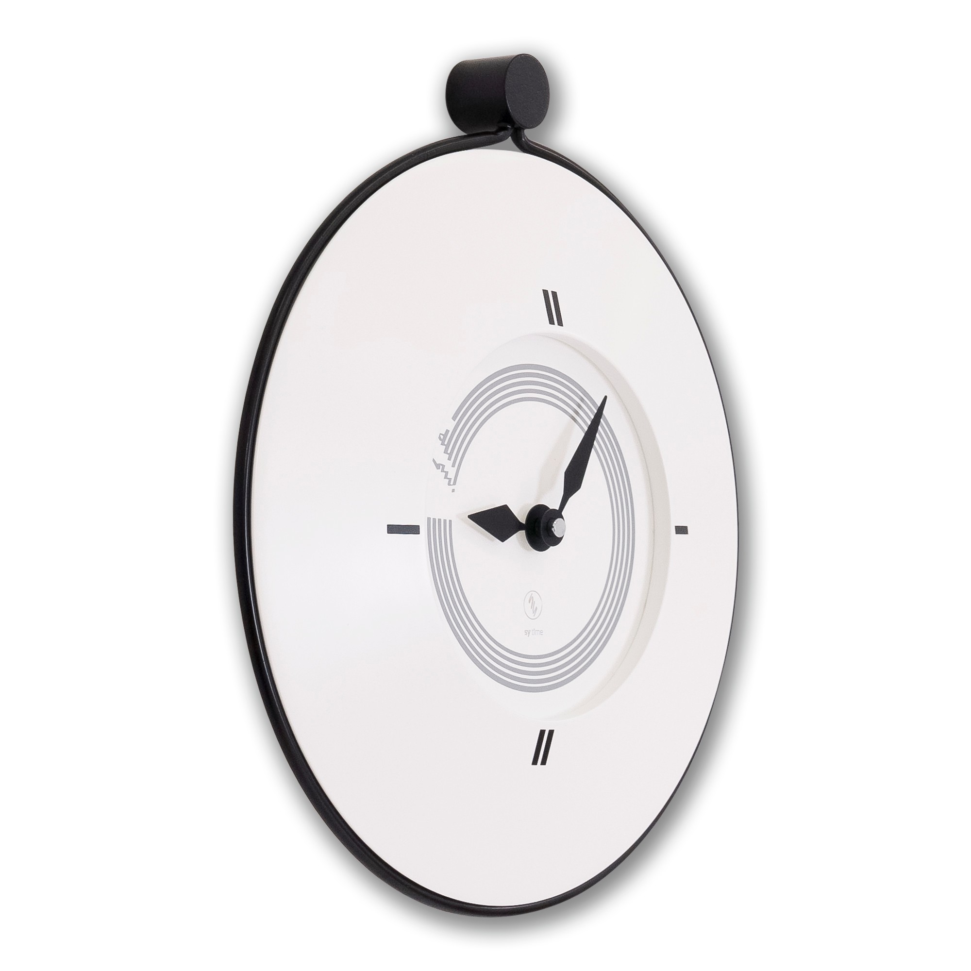 Sy Time Adalya 40 CM Wall Clock - 9304 Patented Magnetic Dial System, Adjustable Hands, Fiberglass and Aluminum Design