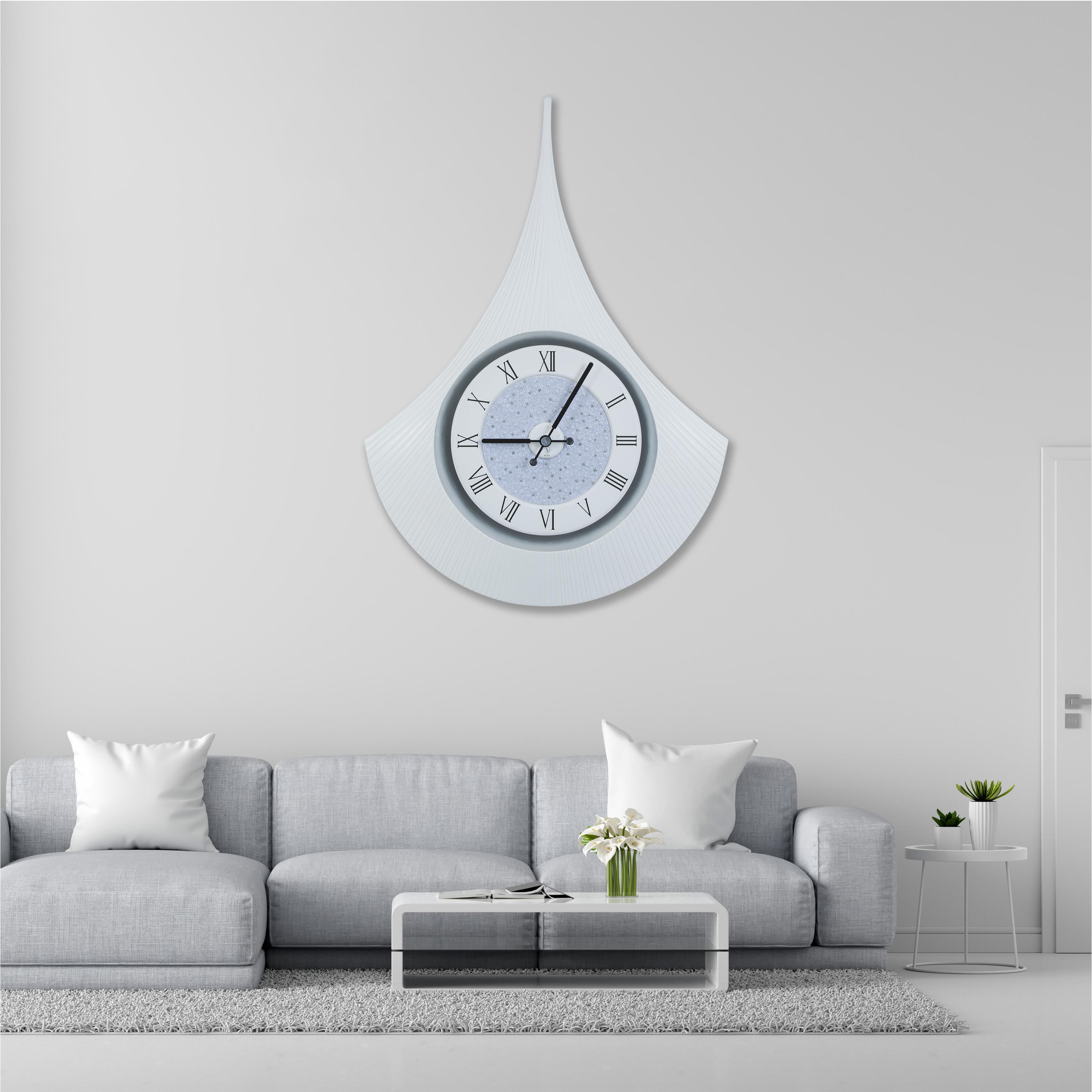 SY Time Artemis 120 CM Wall Clock Patented Magnetic Dial System, Adjustable Hands, Fiberglass and Aluminum Design