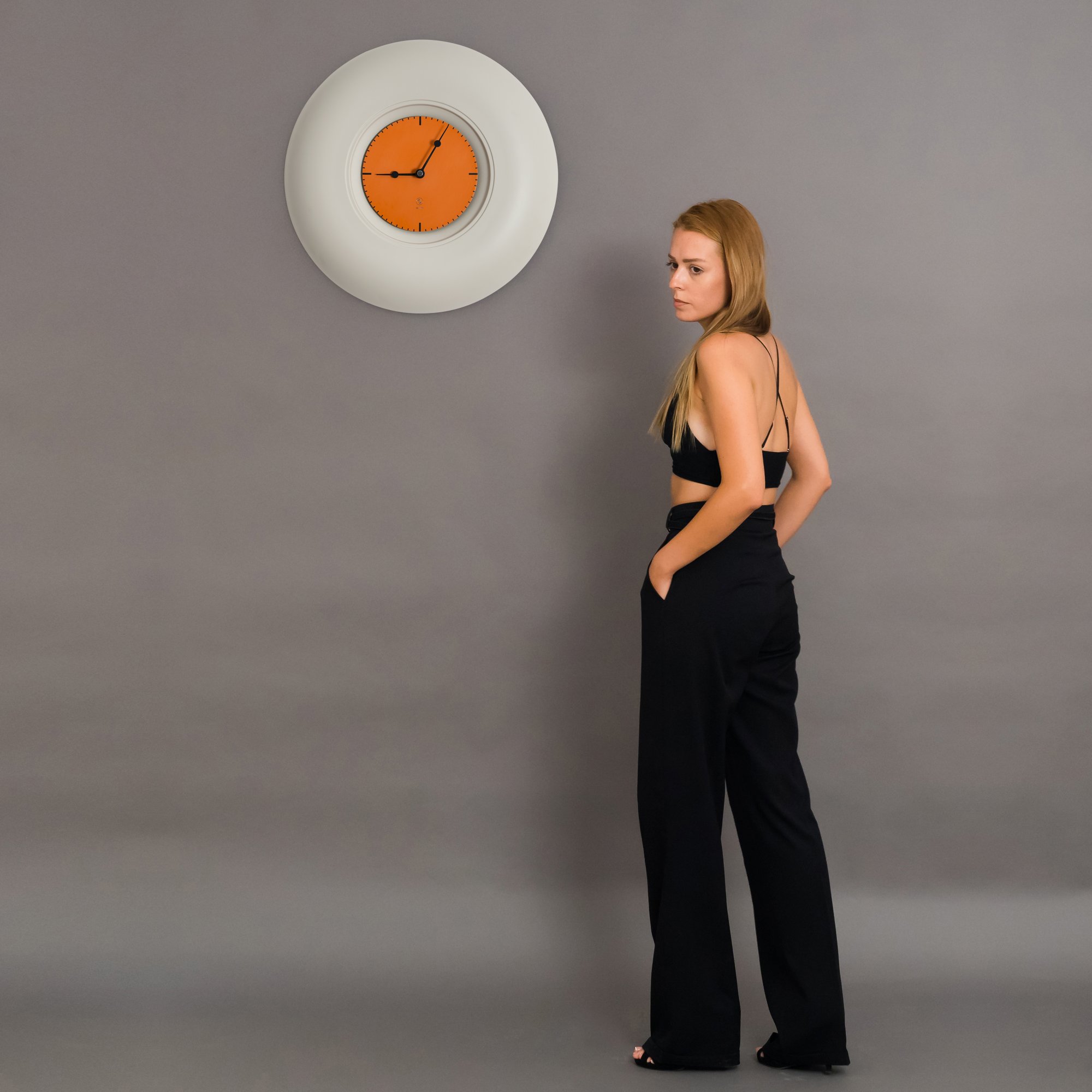 SY Time Kapadokya 60 CM Duvar Saati - 9861 Patentli Manyetik Kadran Sistemi, Ayarlanabilir Kollar, Fiberglas ve Alüminyum Tasarım