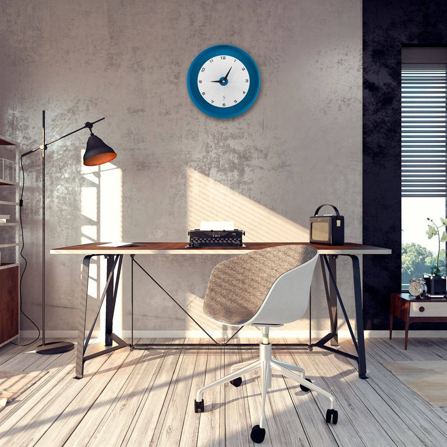 SY Time Adrasan 50 CM Duvar Saati - 7294 Patentli Manyetik Kadran Sistemi, Ayarlanabilir Kollar, Fiberglas ve Alüminyum Tasarım