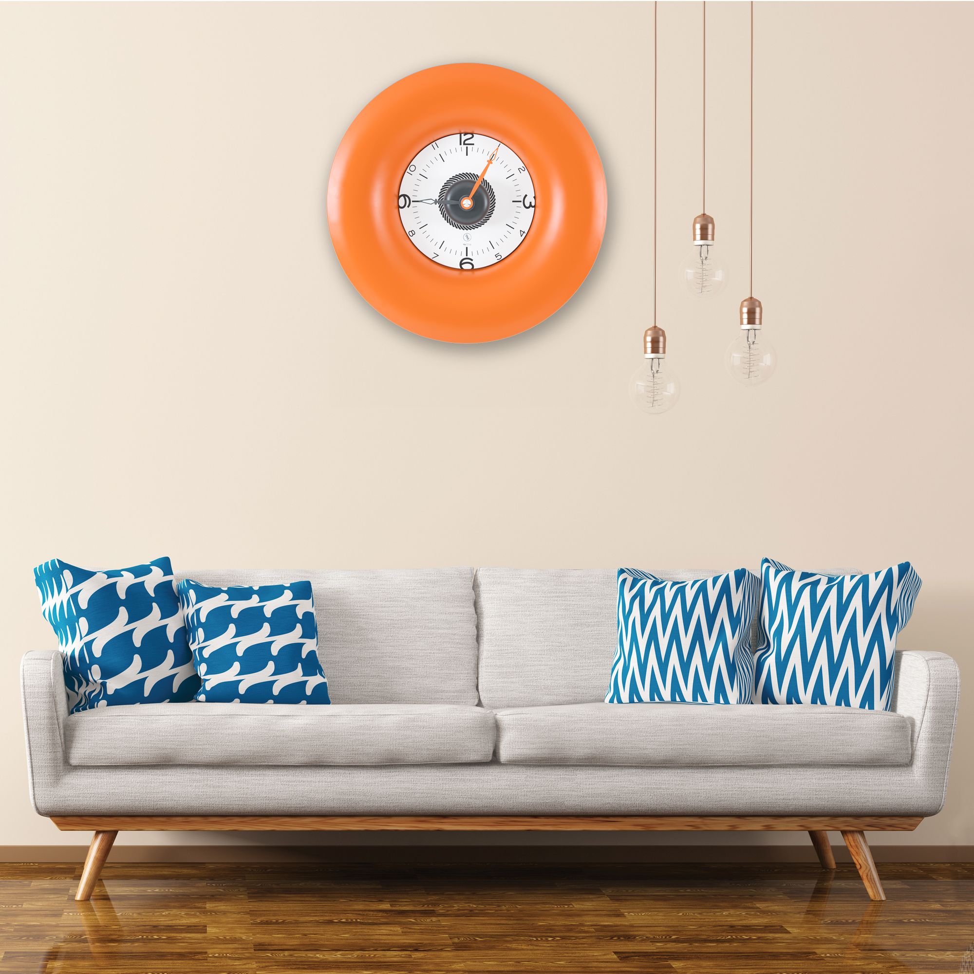 SY Time Datça 70 CM Duvar Saati - 6600 Patentli Manyetik Kadran Sistemi, Ayarlanabilir Kollar, Fiberglas ve Alüminyum Tasarım