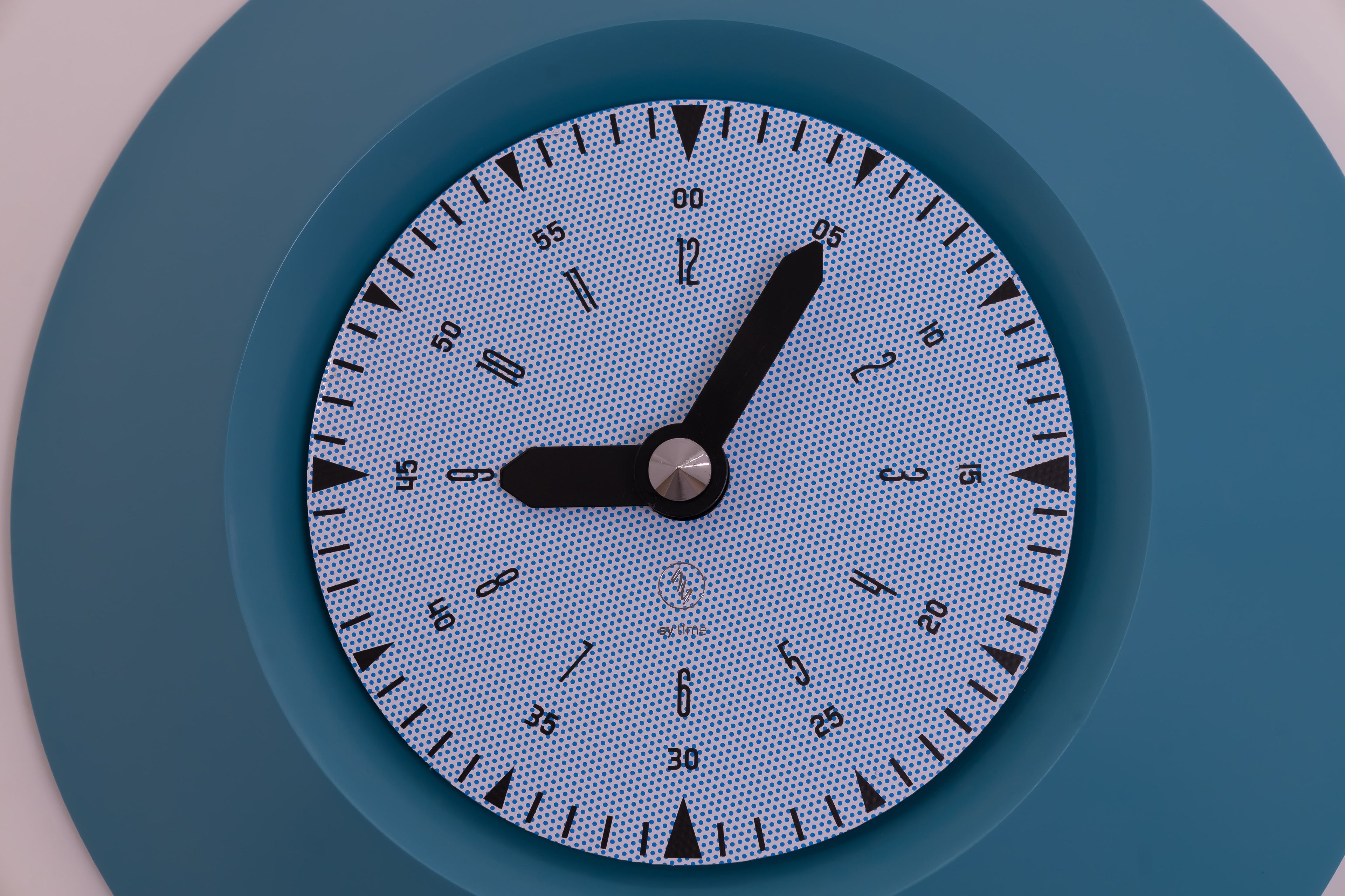 SY Time Assos 50 CM Duvar Saati - 9809 Patentli Manyetik Kadran Sistemi, Ayarlanabilir Kollar, Fiberglas ve Alüminyum Tasarım