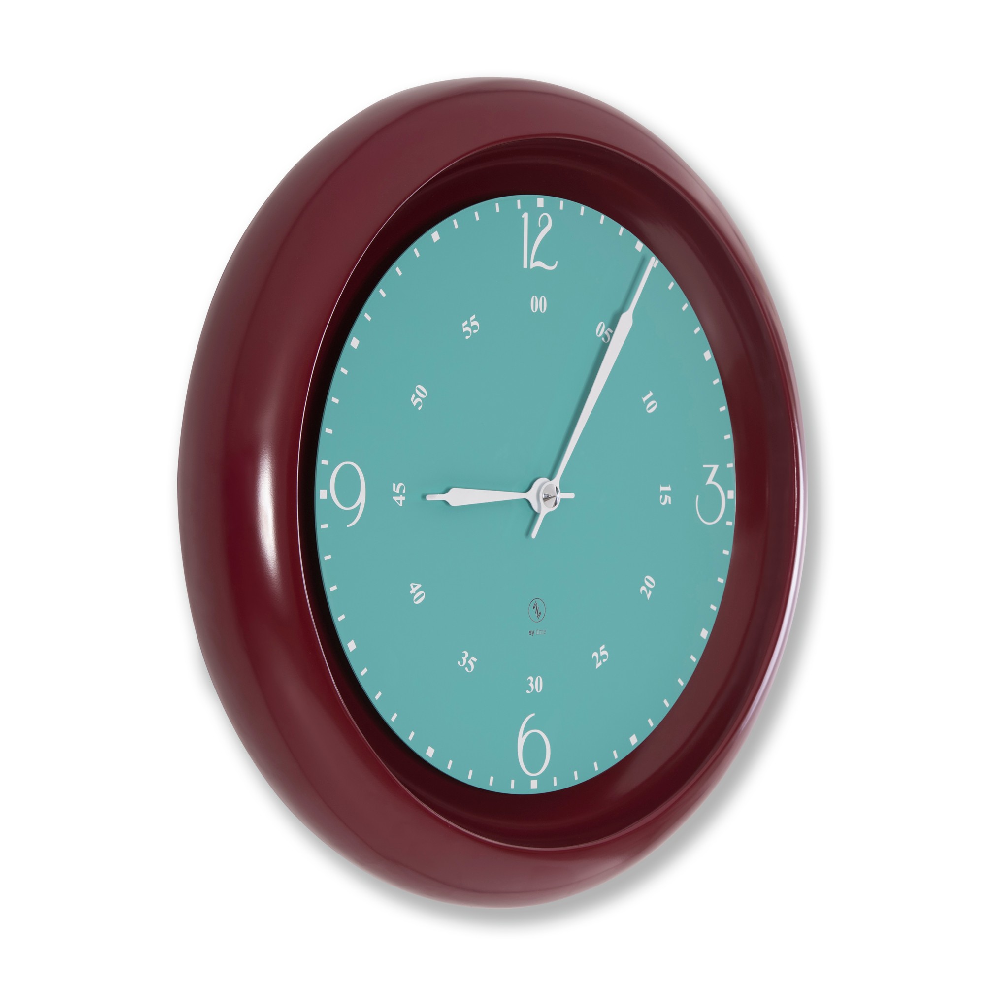 SY Time İbora 70 CM Wall Clock - 7027 Patented Magnetic Dial System, Adjustable Hands, Fiberglass and Aluminum Design