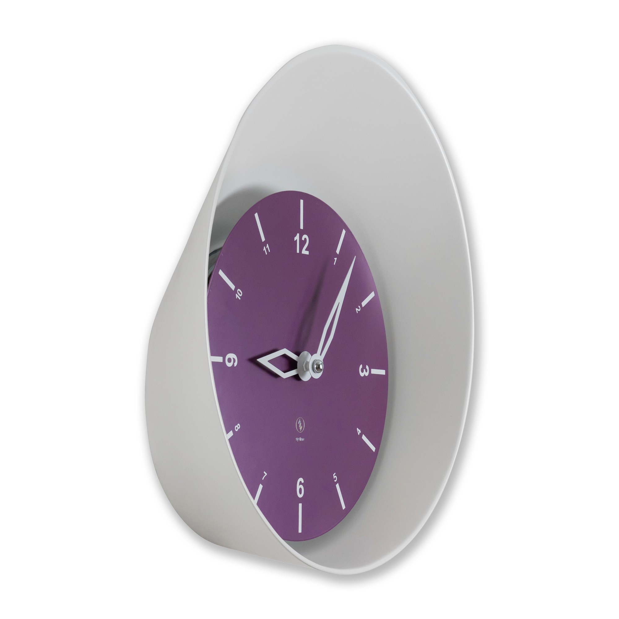 SY Time Termessos 50 CM Wall Clock - 9540 Patented Magnetic Dial System, Adjustable Hands, Fiberglass and Aluminum Design