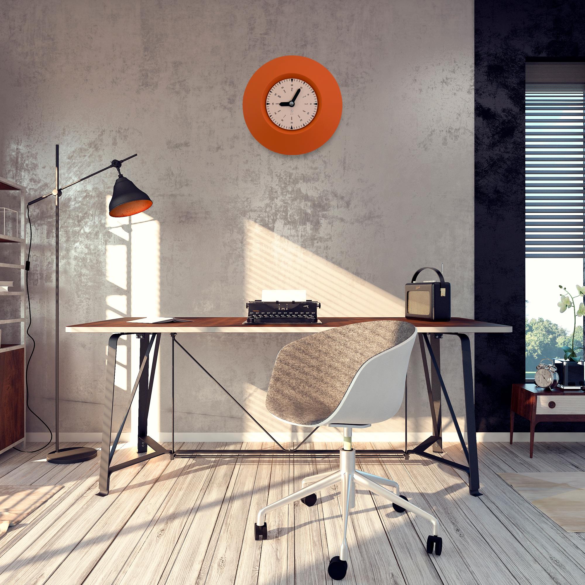 SY Time Assos 70 CM Duvar Saati - 9731 Patentli Manyetik Kadran Sistemi, Ayarlanabilir Kollar, Fiberglas ve Alüminyum Tasarım