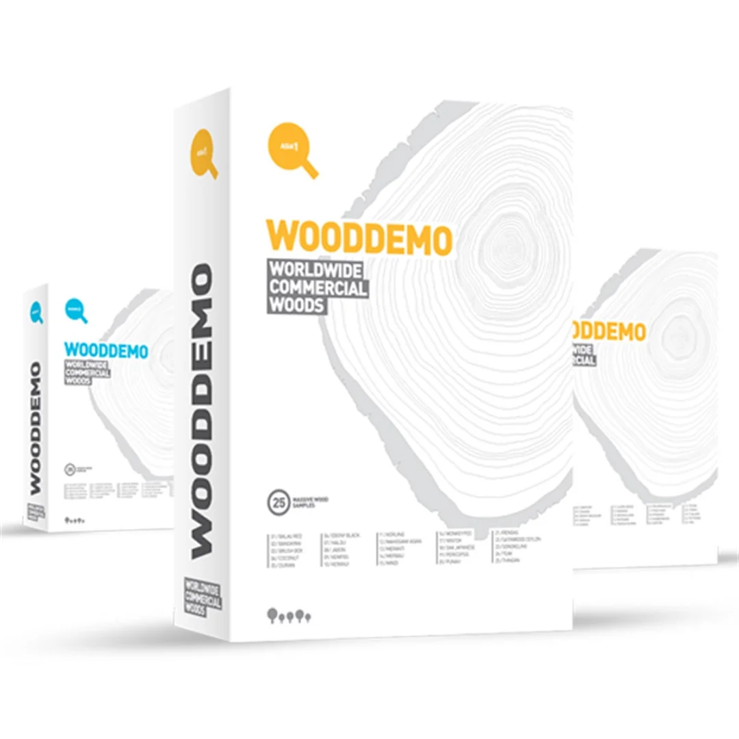 Asia & Europe 1 Wood Catalog 75 Solid Wood Samples for Touch and Feel