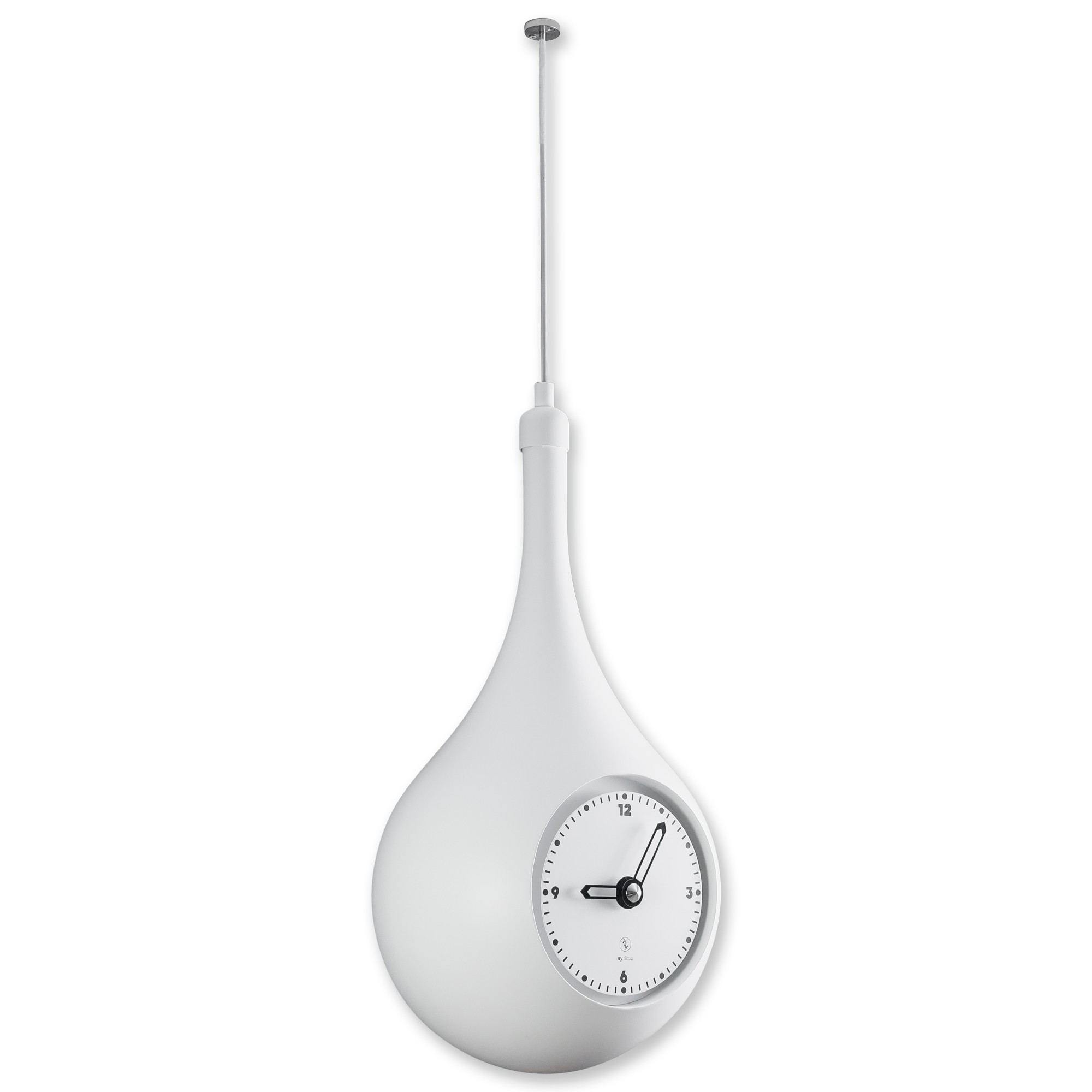 SY Time Sillyon 90 CM Duvar Saati Patentli Manyetik Kadran Sistemi, Ayarlanabilir Kollar, Fiberglas ve Alüminyum Tasarım