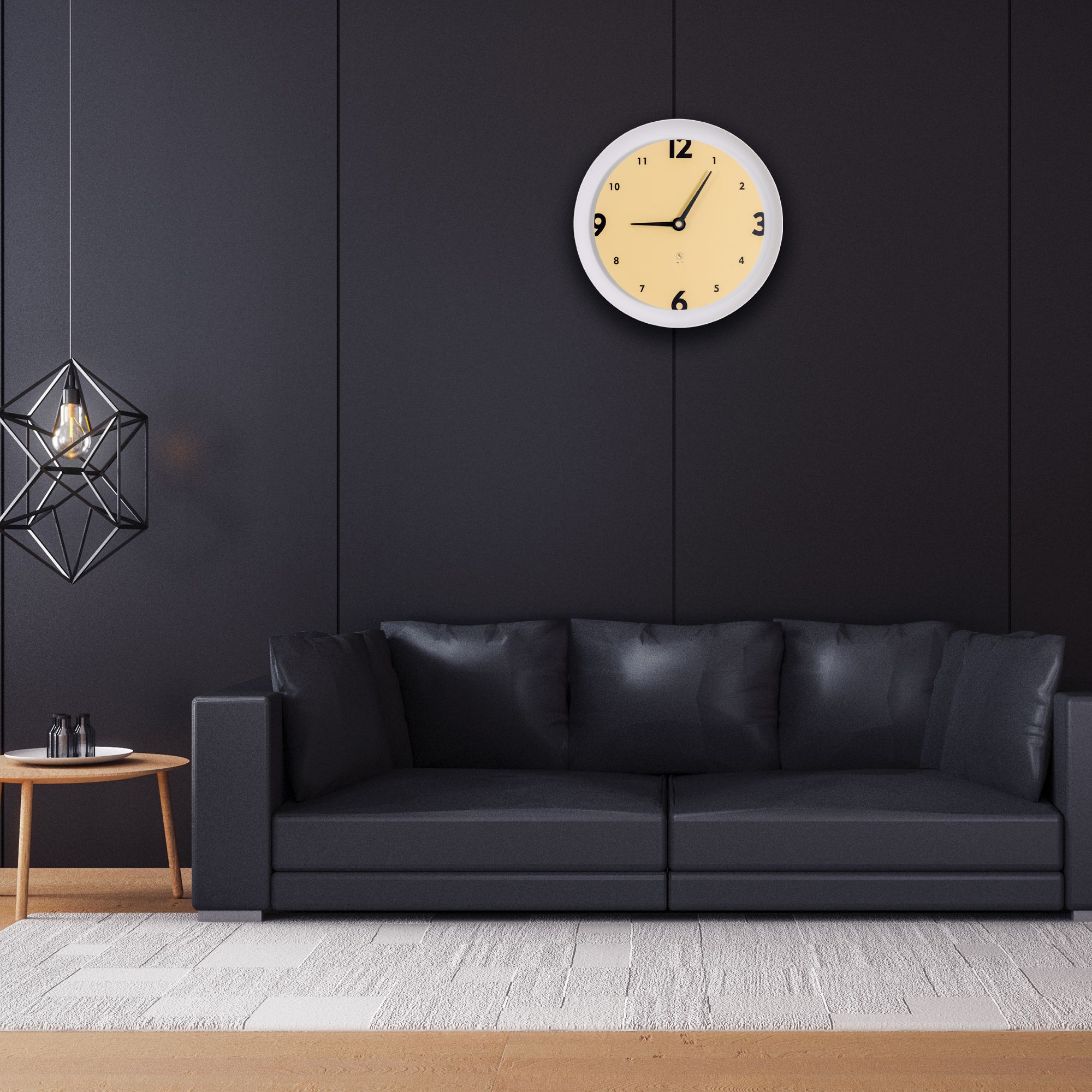 SY Time Myra 60 CM Wall Clock Patented Magnetic Dial System, Adjustable Arms, Fiberglass and Aluminum Design