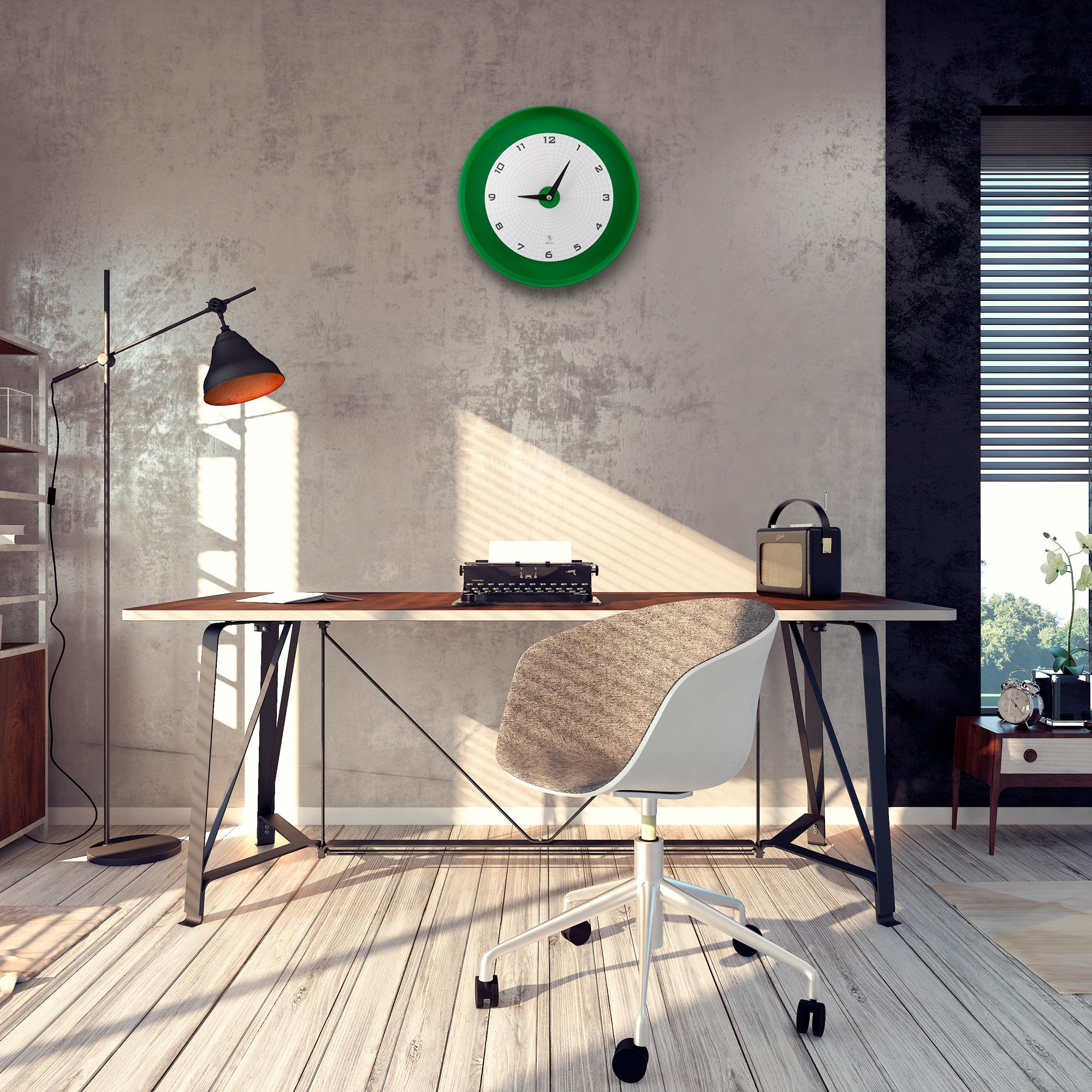 SY Time Adrasan 50 CM Duvar Saati - 7300 Patentli Manyetik Kadran Sistemi, Ayarlanabilir Kollar, Fiberglas ve Alüminyum Tasarım