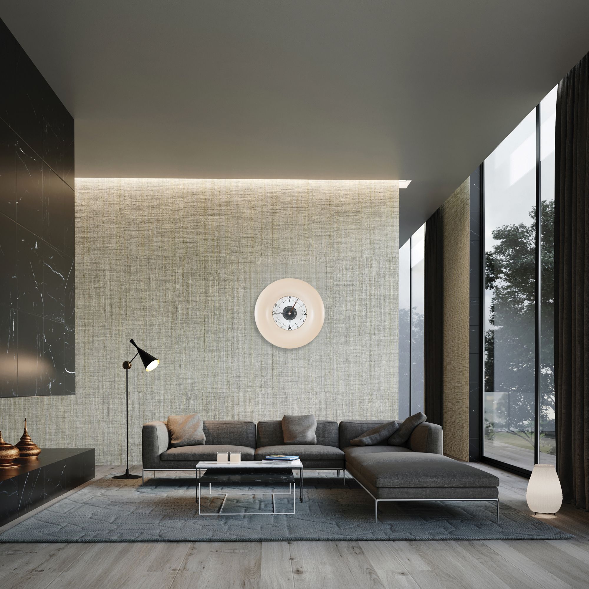 SY Time Datça 70 CM Duvar Saati - 6556 Patentli Manyetik Kadran Sistemi, Ayarlanabilir Kollar, Fiberglas ve Alüminyum Tasarım