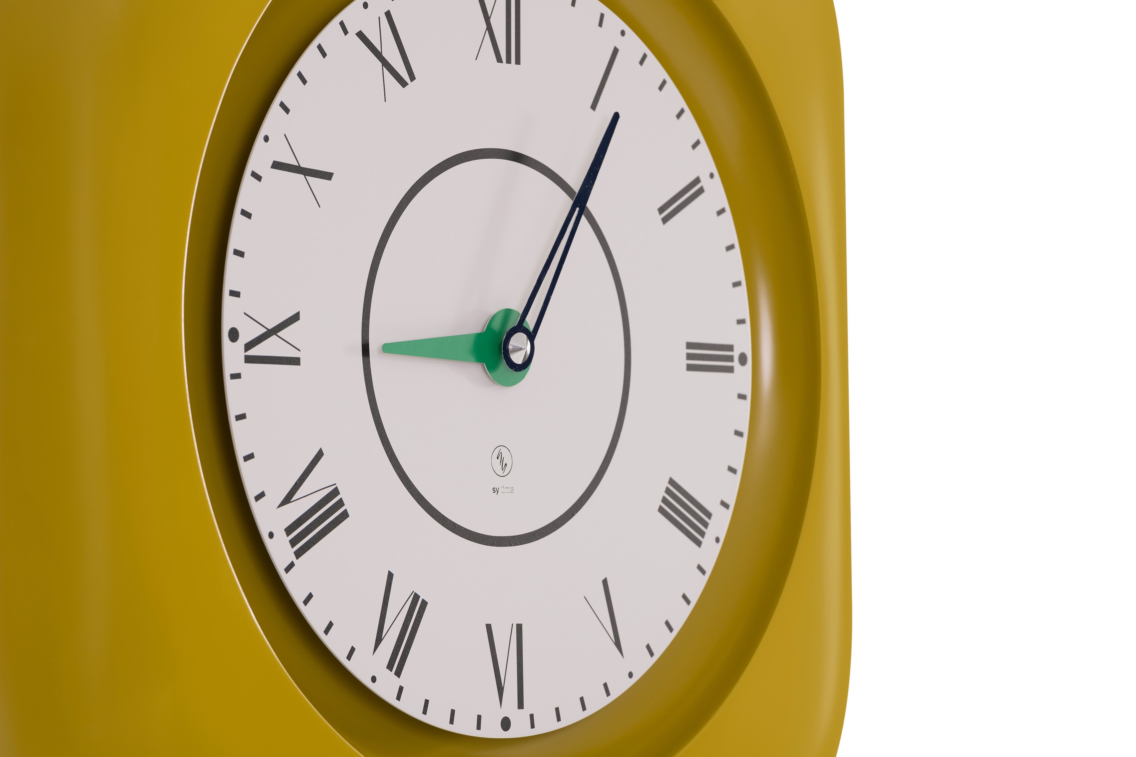 SY Time Knidos 80 CM Duvar Saati - 7188 Patentli Manyetik Kadran Sistemi, Ayarlanabilir Kollar, Fiberglas ve Alüminyum Tasarım