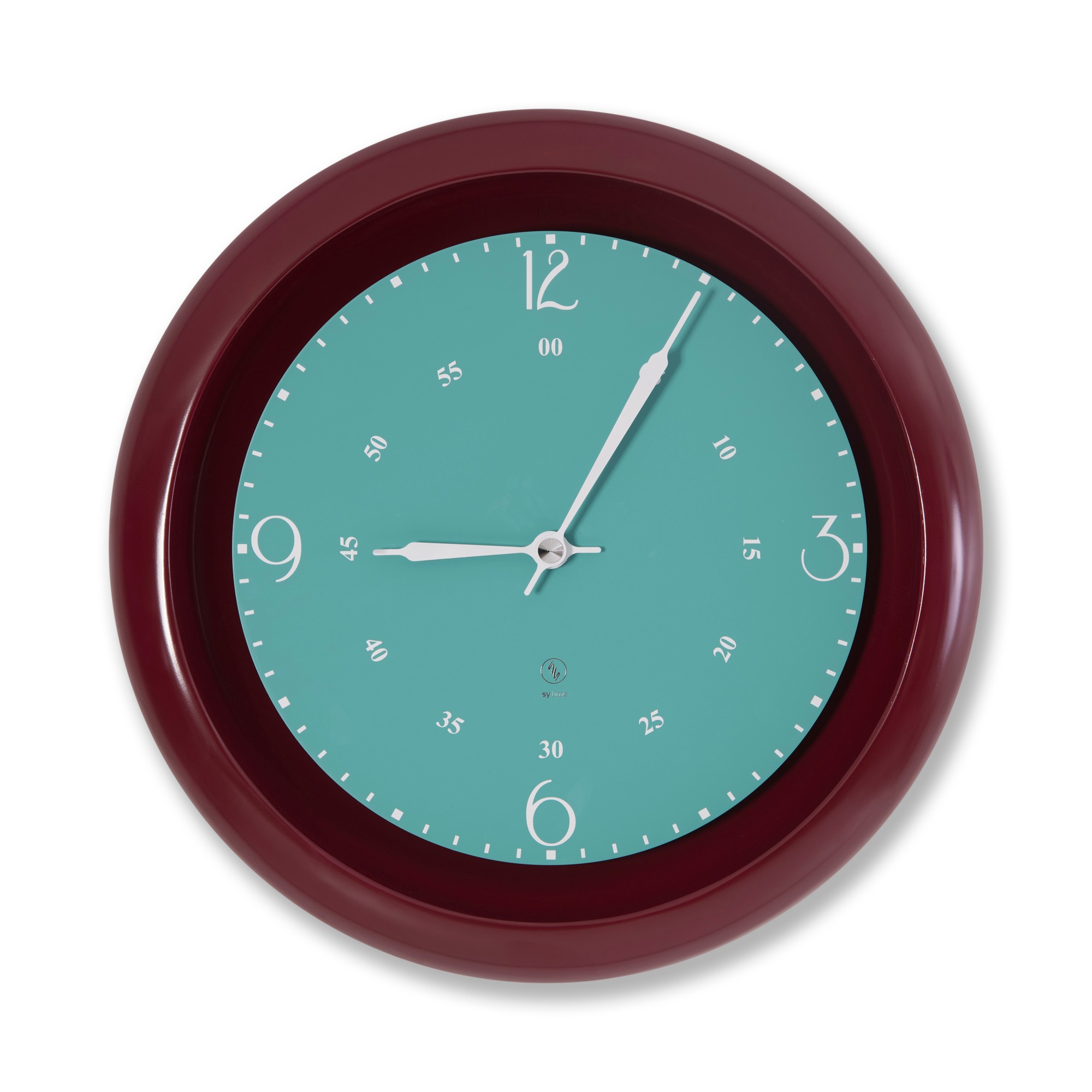 SY Time İbora 70 CM Wall Clock - 7027 Patented Magnetic Dial System, Adjustable Hands, Fiberglass and Aluminum Design