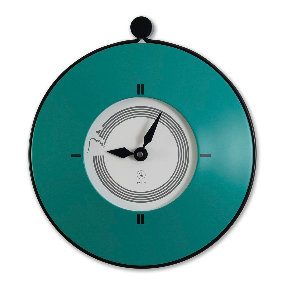 Sy Time Adalya 40 CM Wall Clock - 8970 Patented Magnetic Dial System, Adjustable Hands, Fiberglass and Aluminum Design